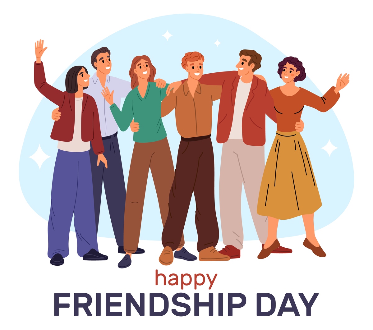 我是男生你是女生。我们之间的关系是好朋友并且长时间没联系。