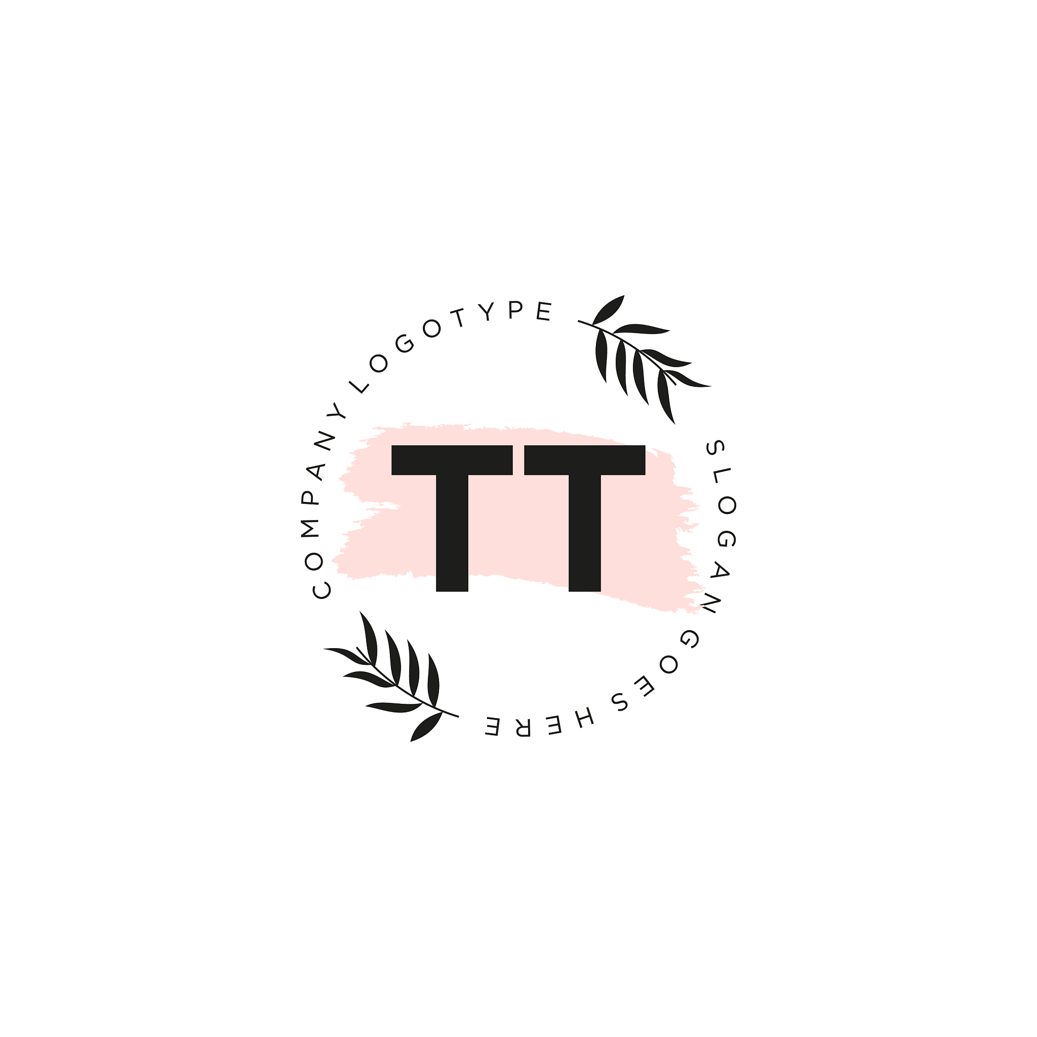 tt letter logo icon design template elements