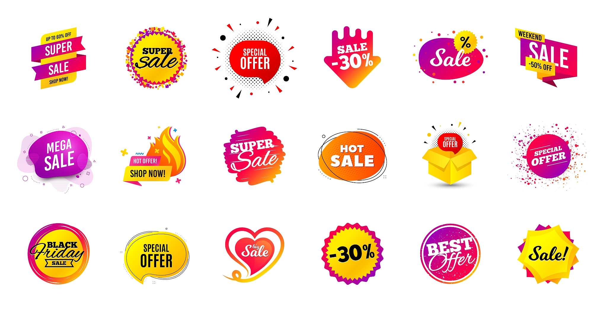 sale banner tags. discount price badge. promotion coupon templat