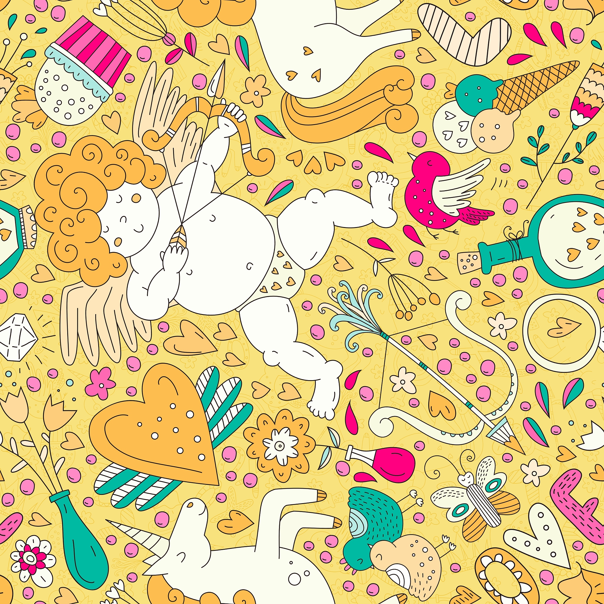 romantic pattern