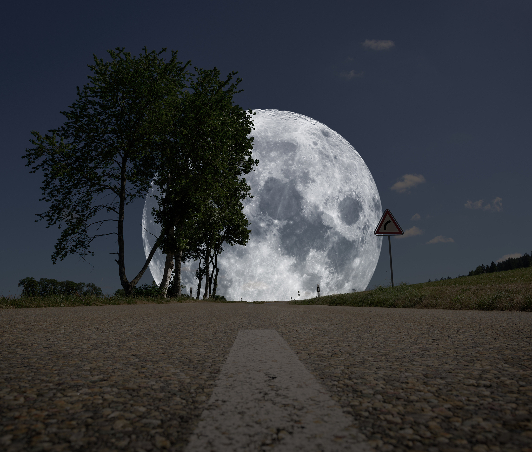 美丽的夜晚小学100字作文