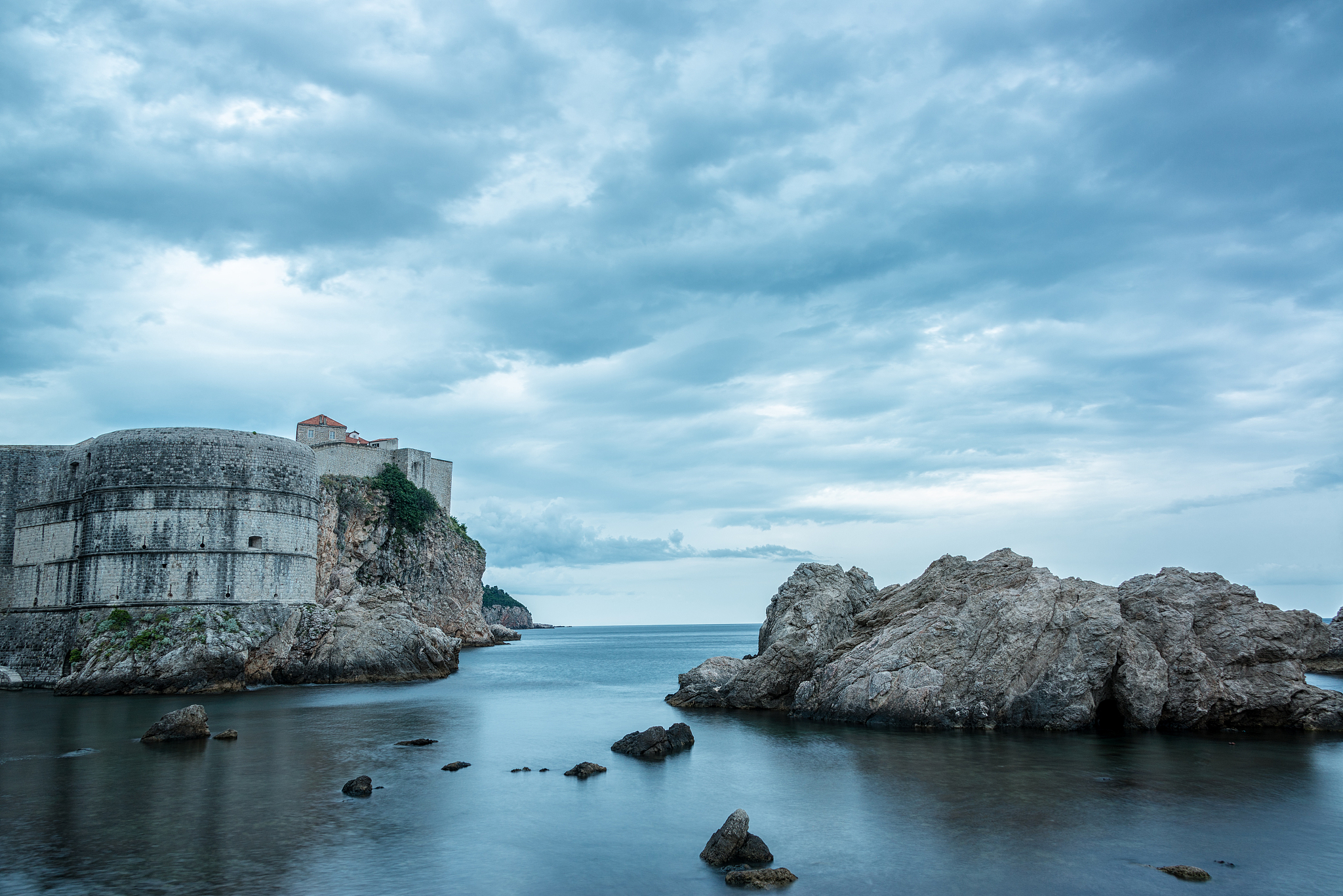 adriatic sea in dubrovnik