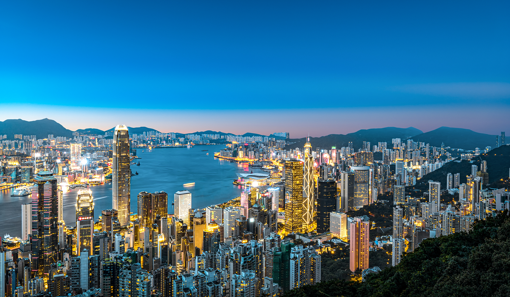 香港城市建筑金融区