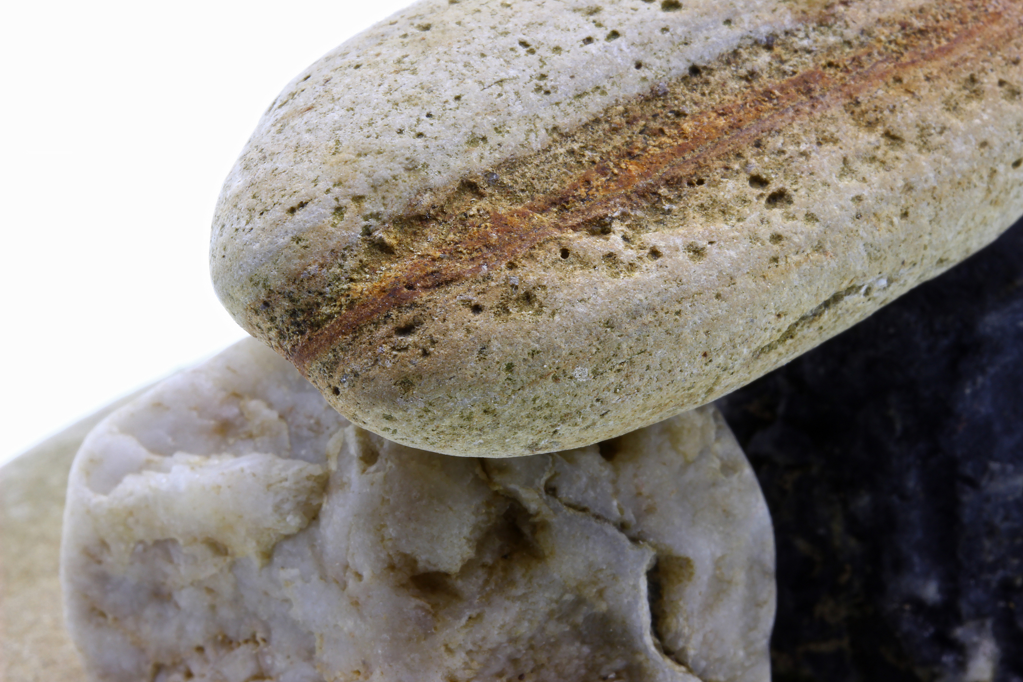 close-up of a rock detail