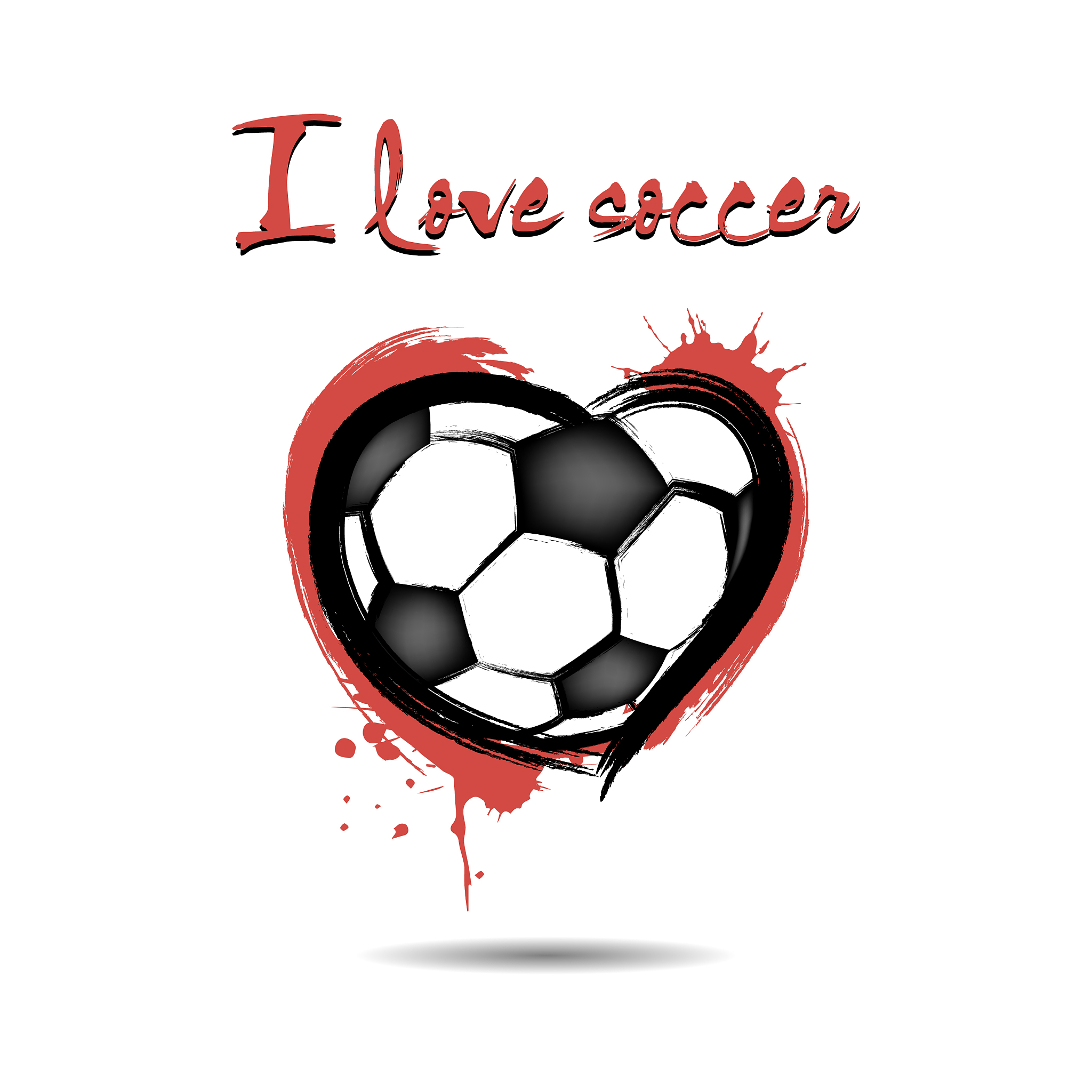 i love soccer