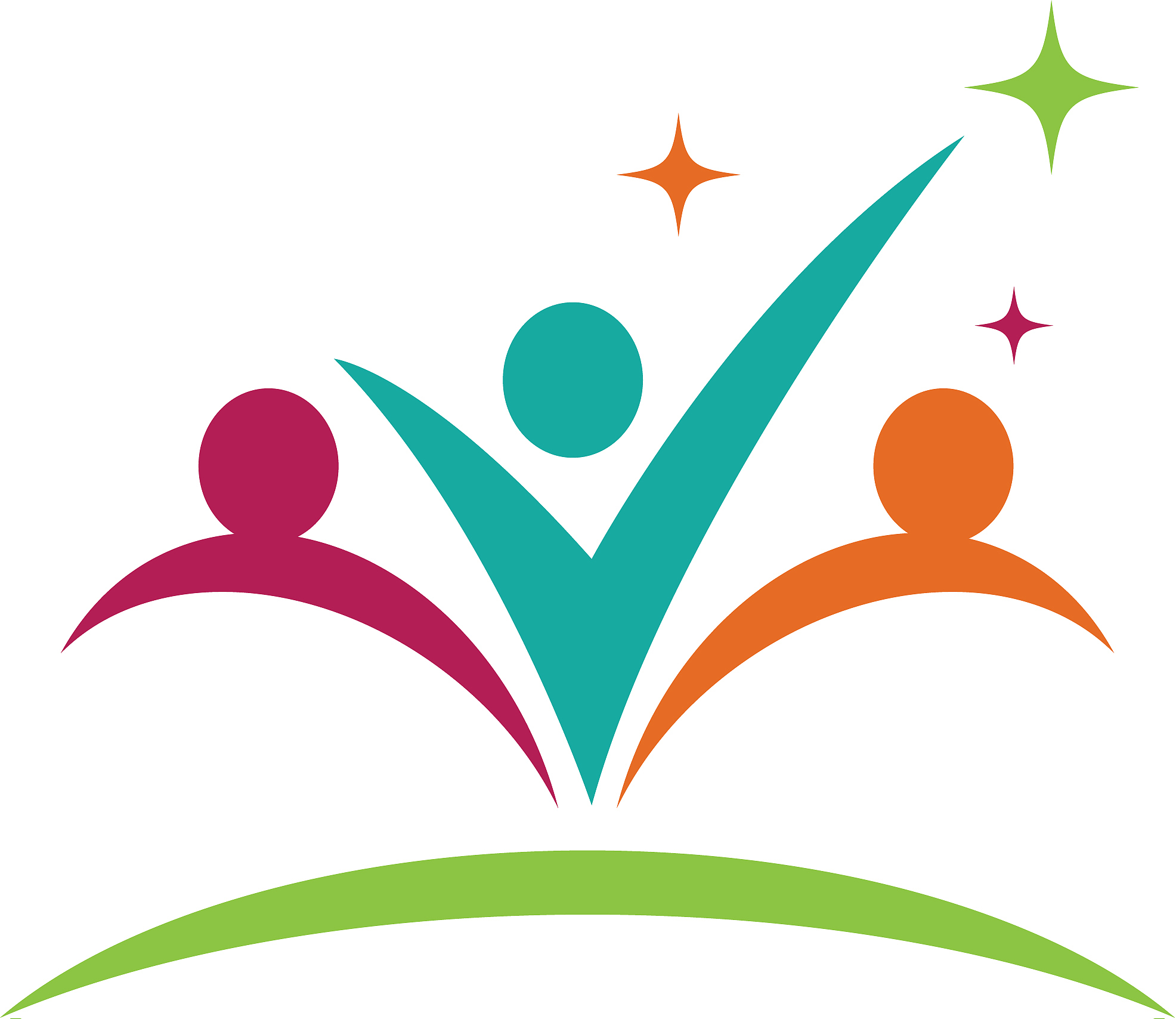 community network and social icon design template