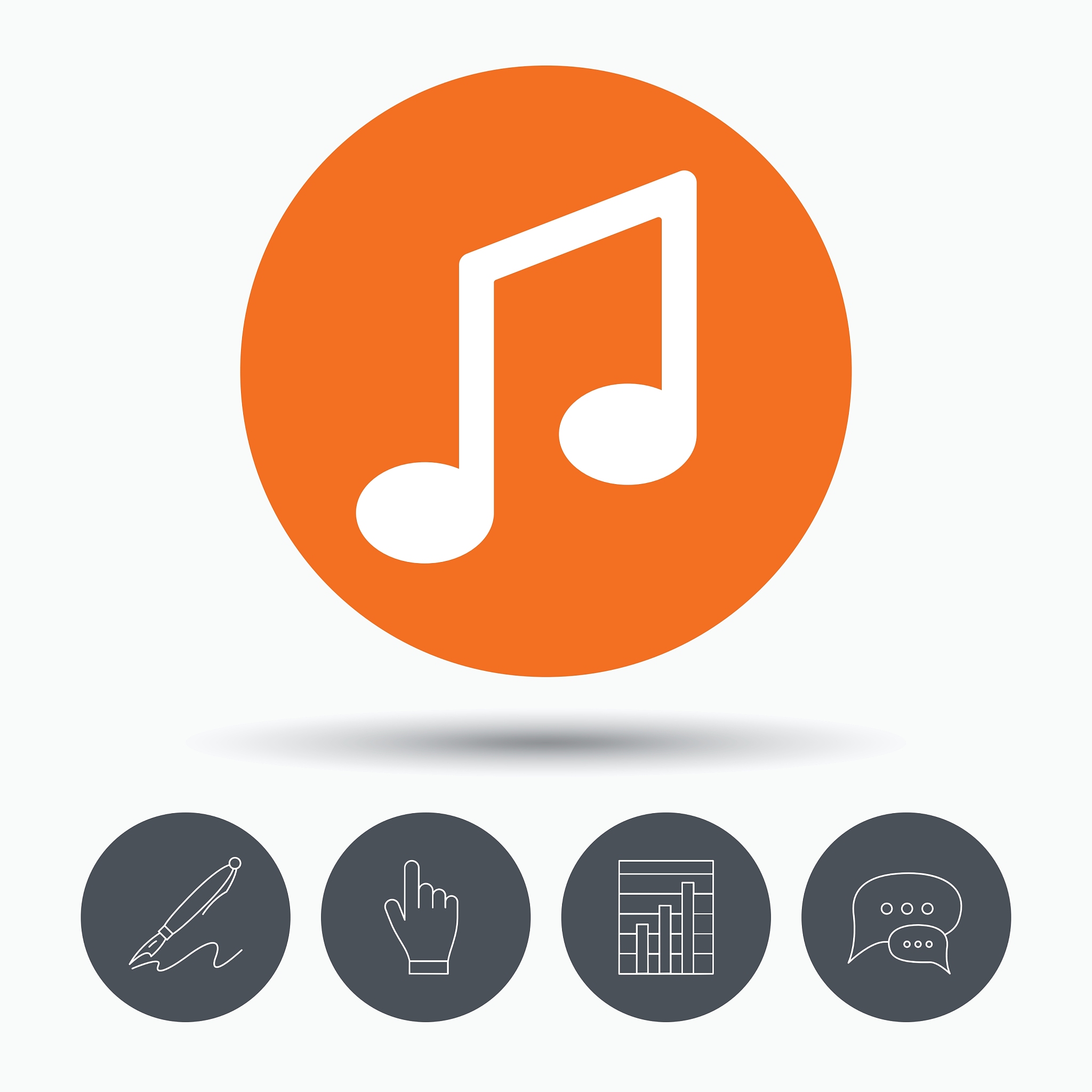 music icon musical note sign