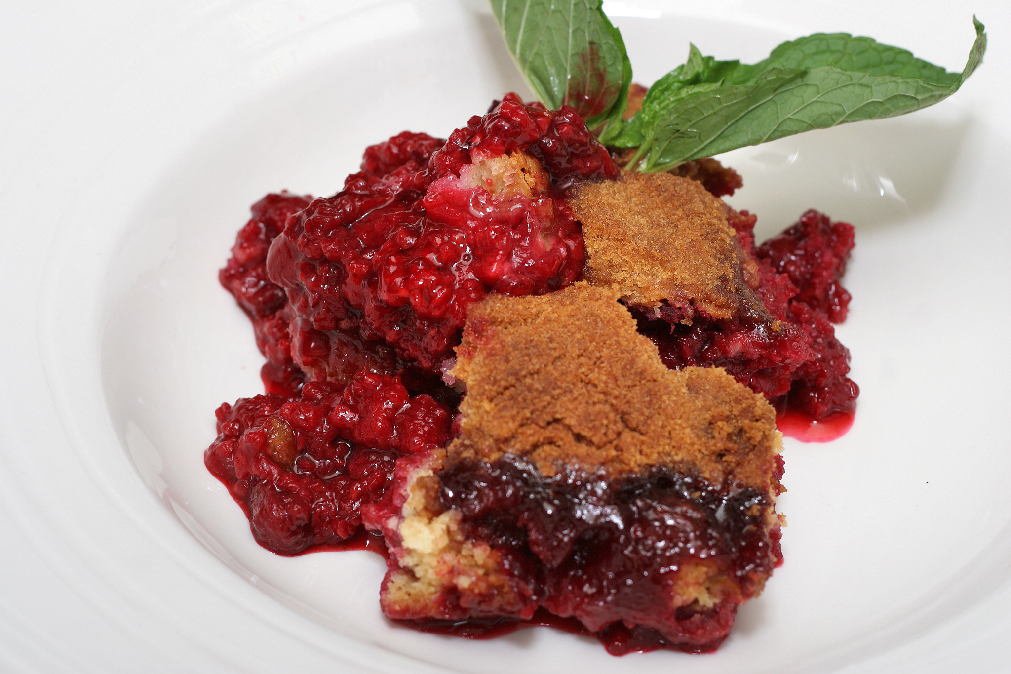 raspberry crumble