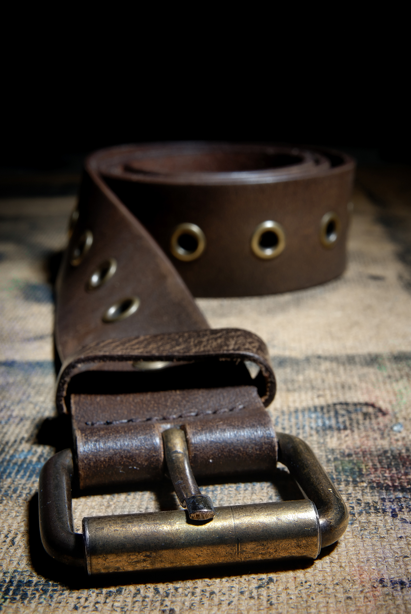 Handmade Retro Leather Gunslinger Belt - Western Style & Comfort