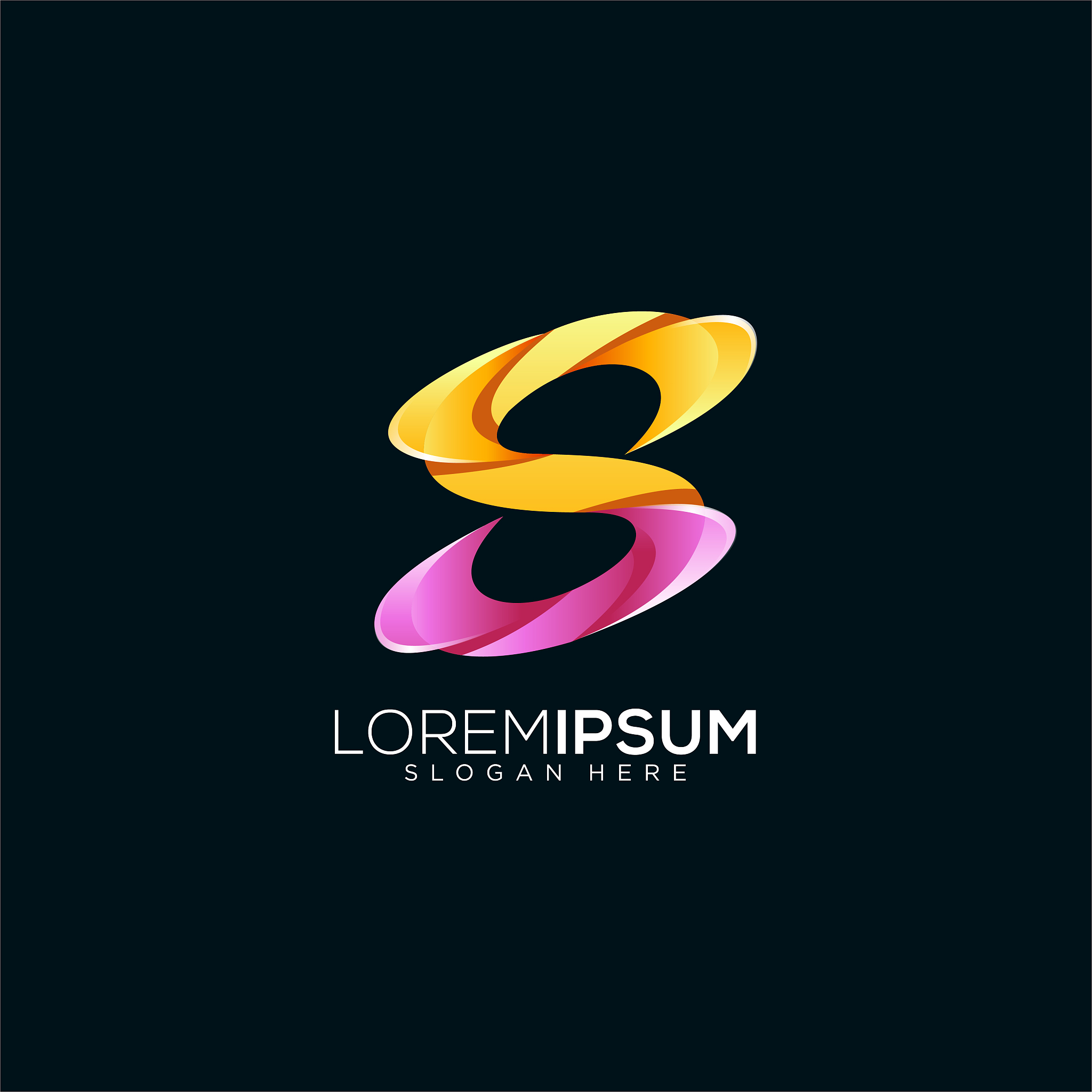 letter s vector logo illustration