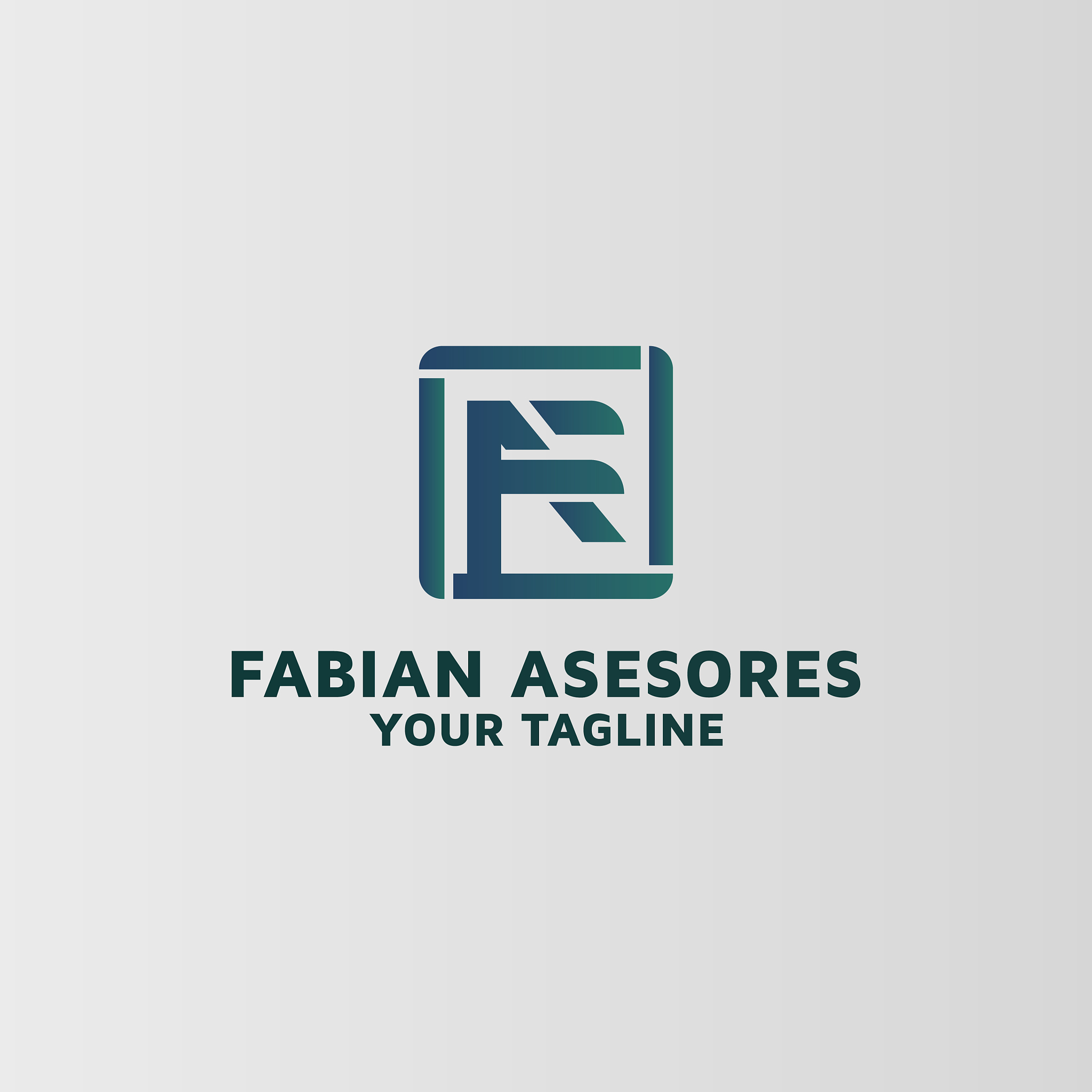 letter fa logo design