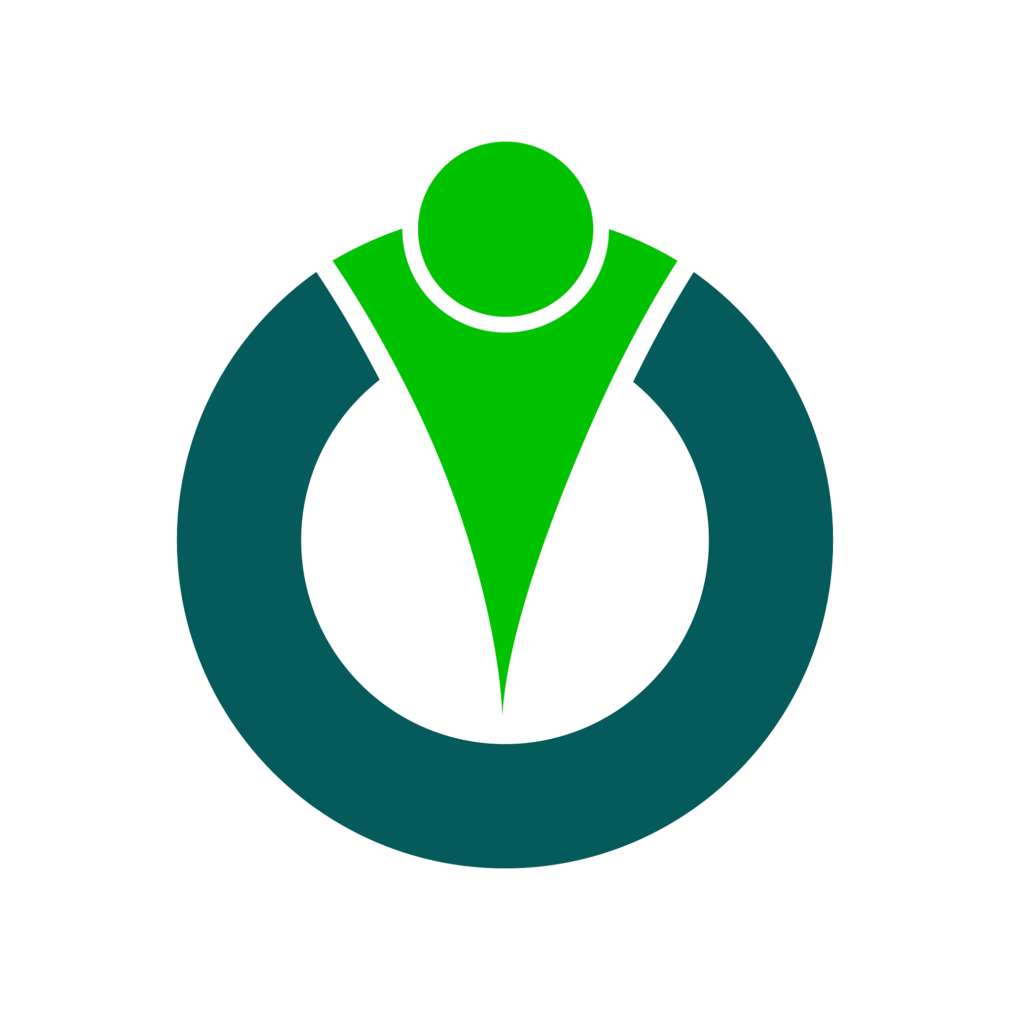 abstract human character logo concept abstract