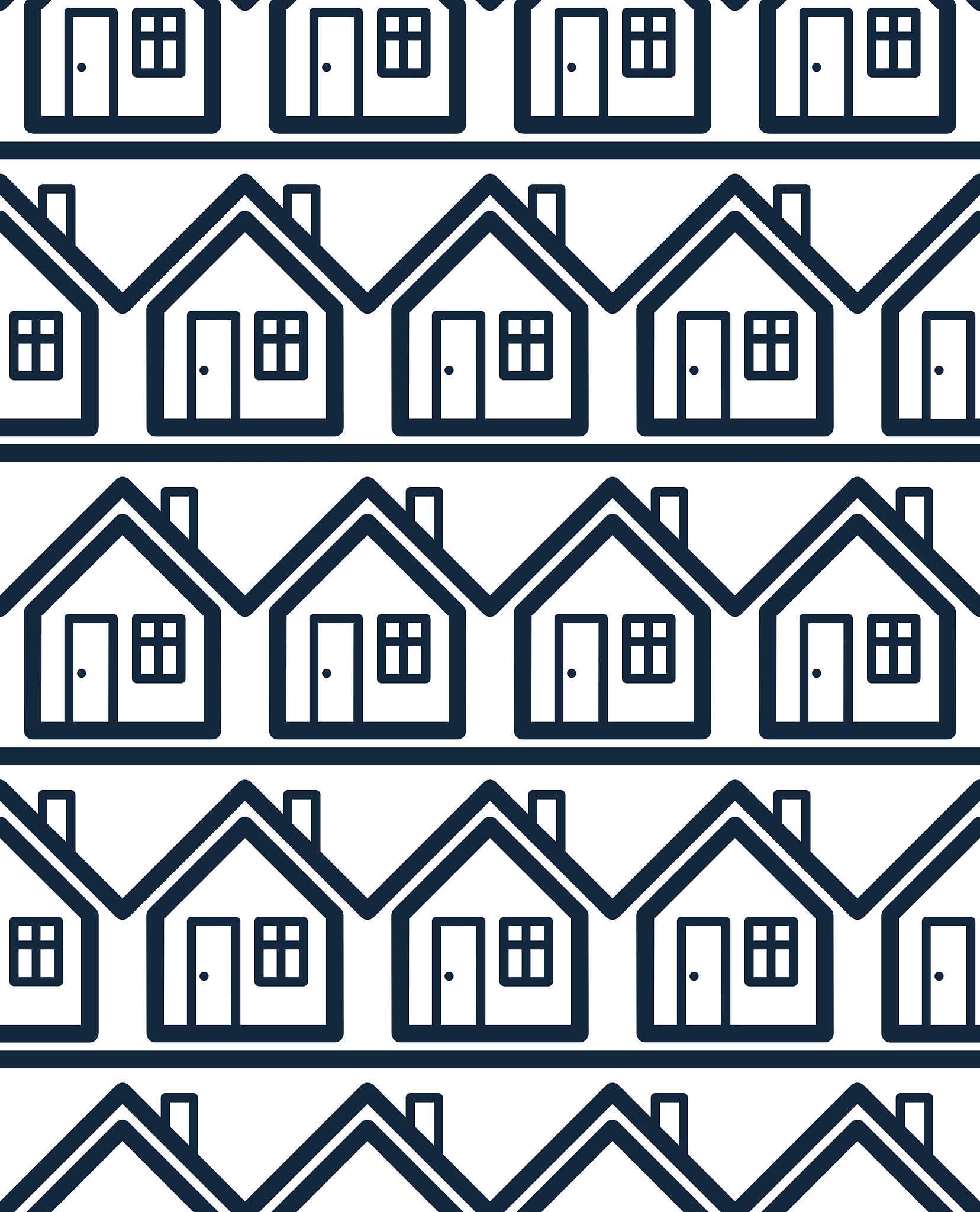 simple houses continuous background property