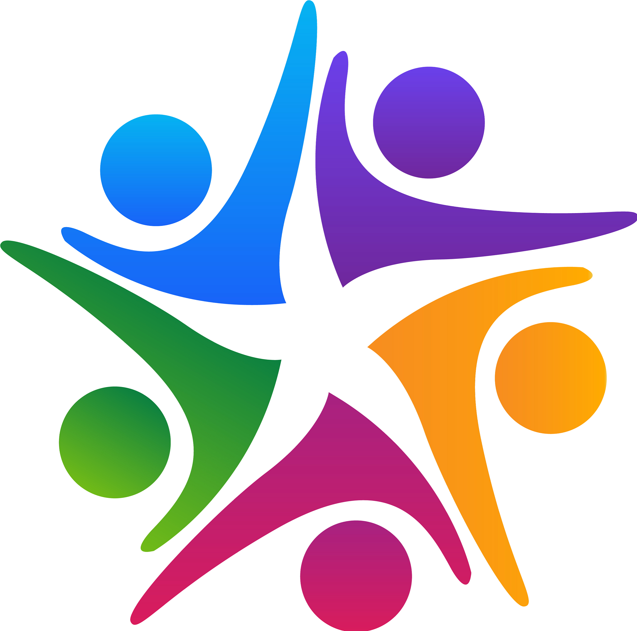 people teamwork concept circle group