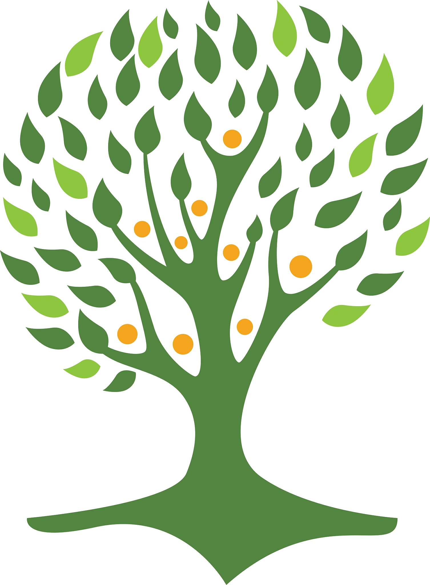 eco tree logo template