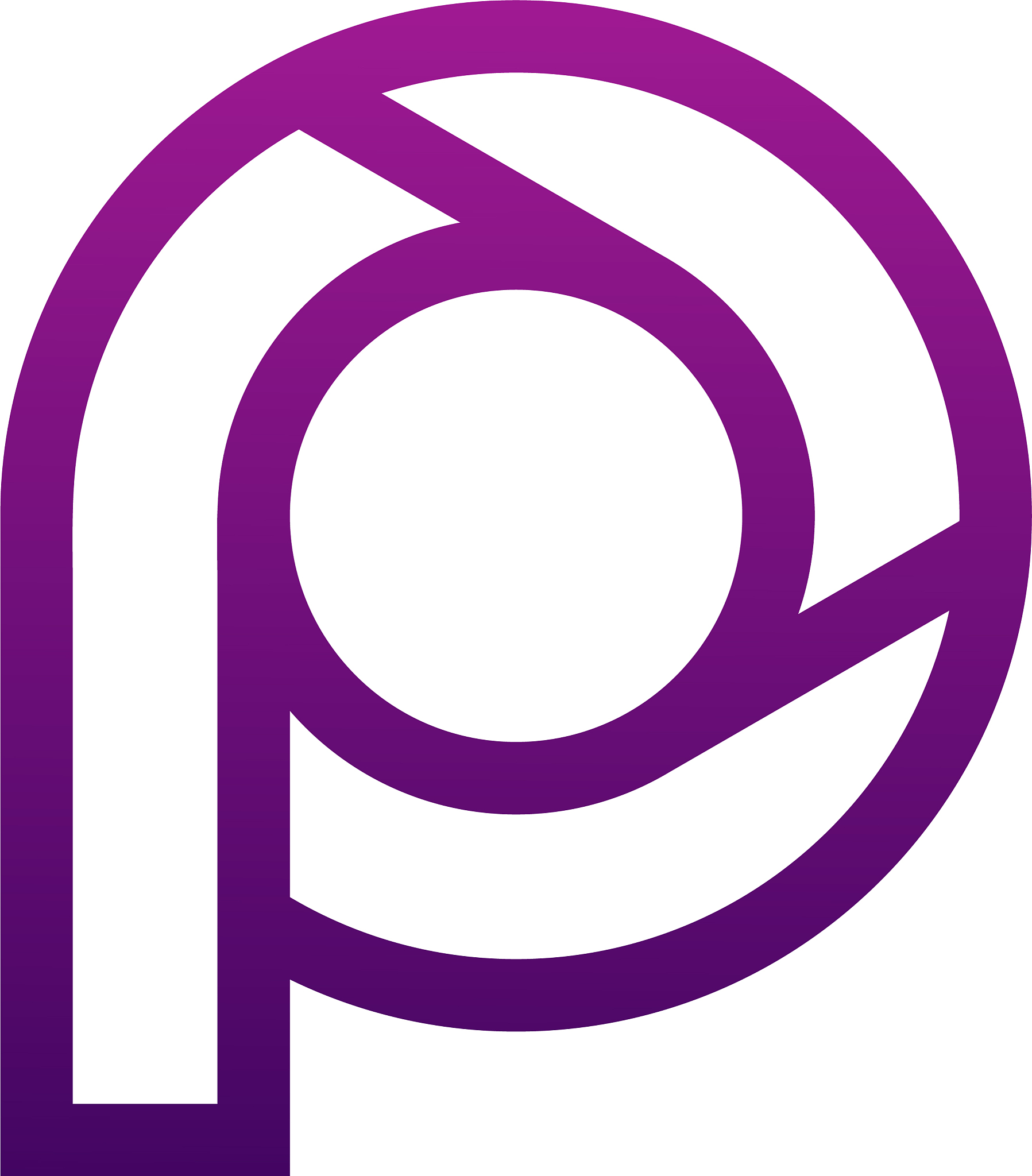 letter p logo icon design template elements