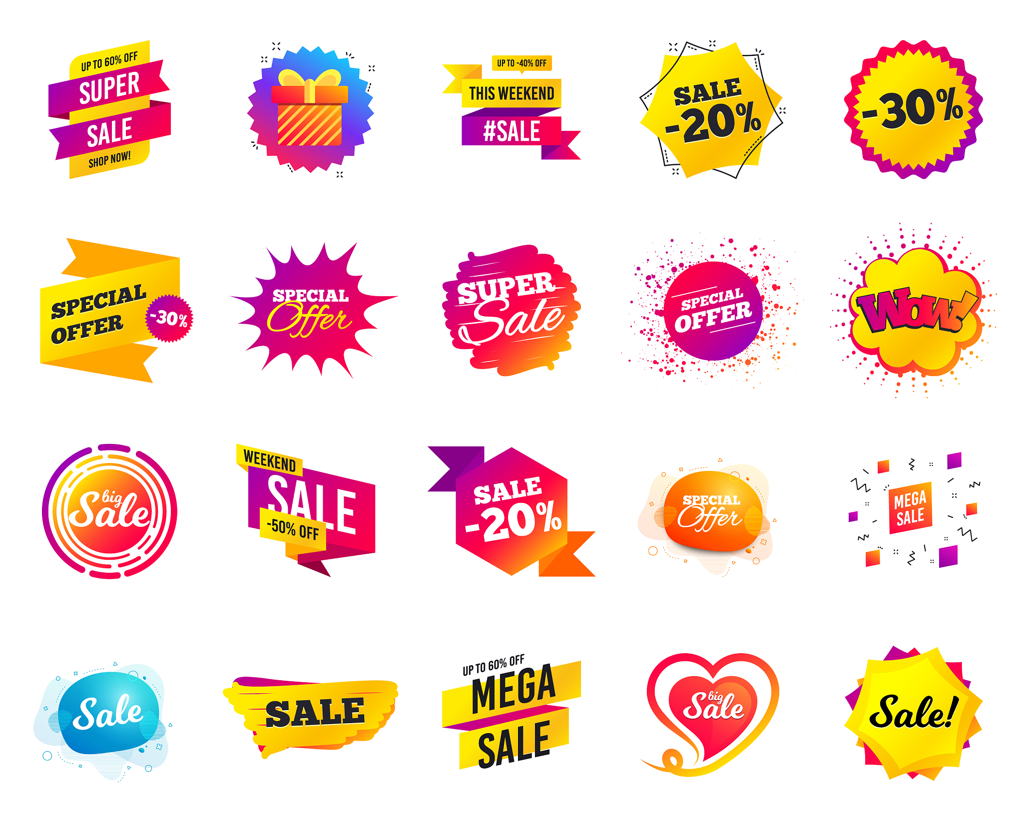 sale banner special offer template tags cyber
