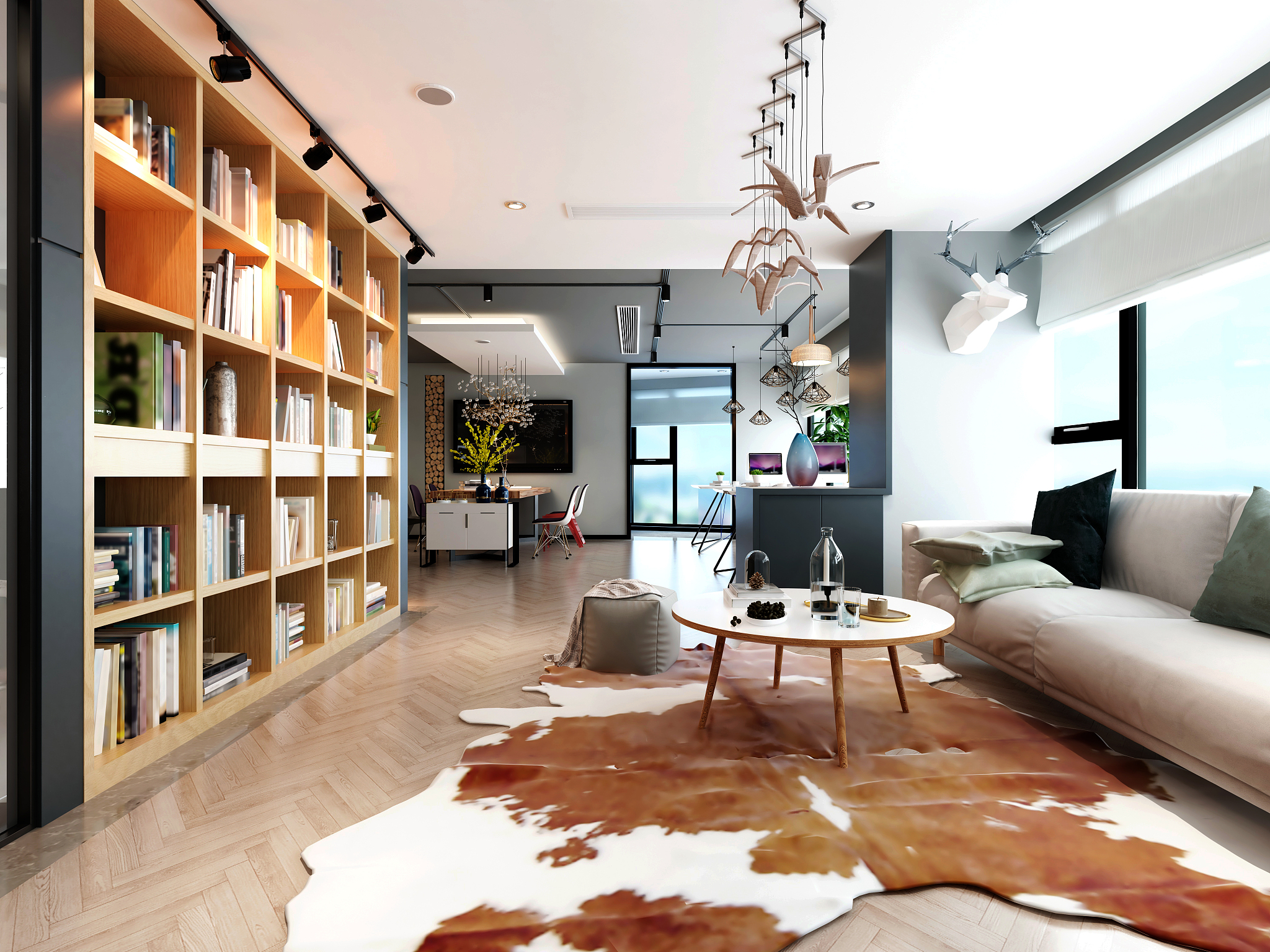 流光溢彩：室内设计中艺术与功能融合探索