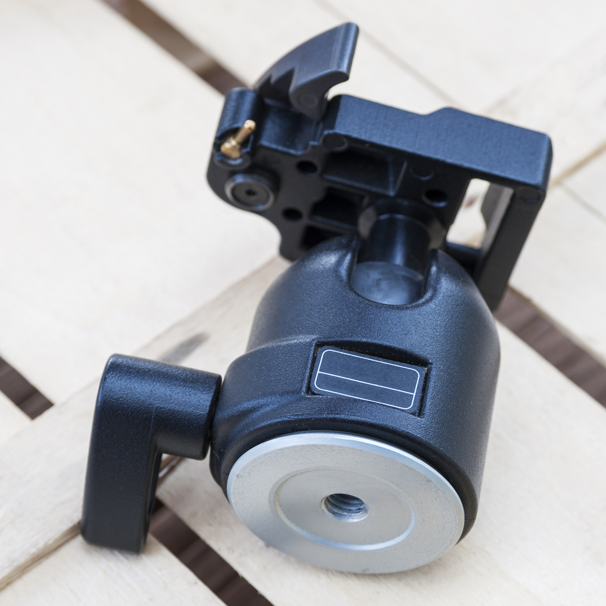 bullet head of a tripod detail