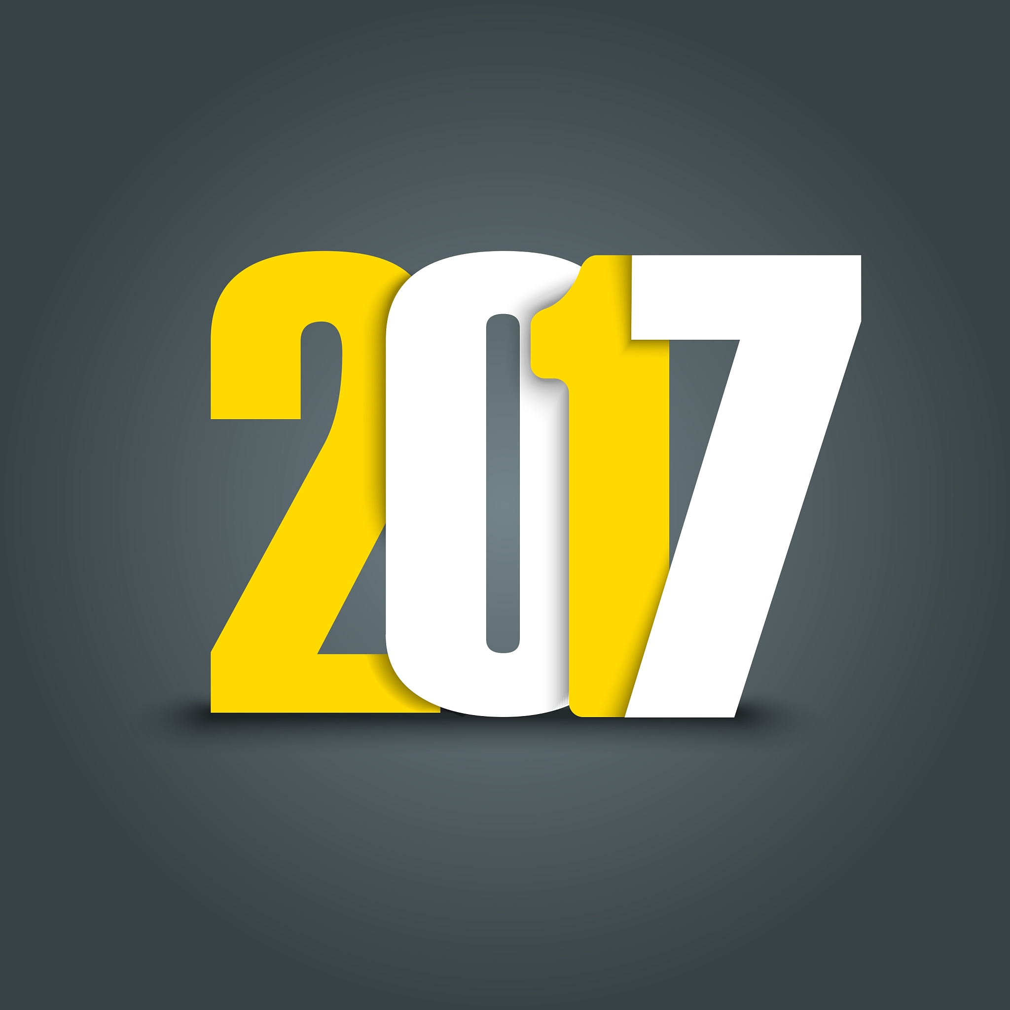 new year 2017 poster design template new year