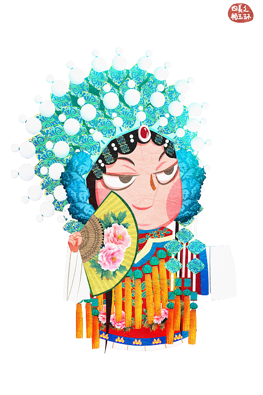 花色京剧海报设计：传统与现代的时尚碰撞