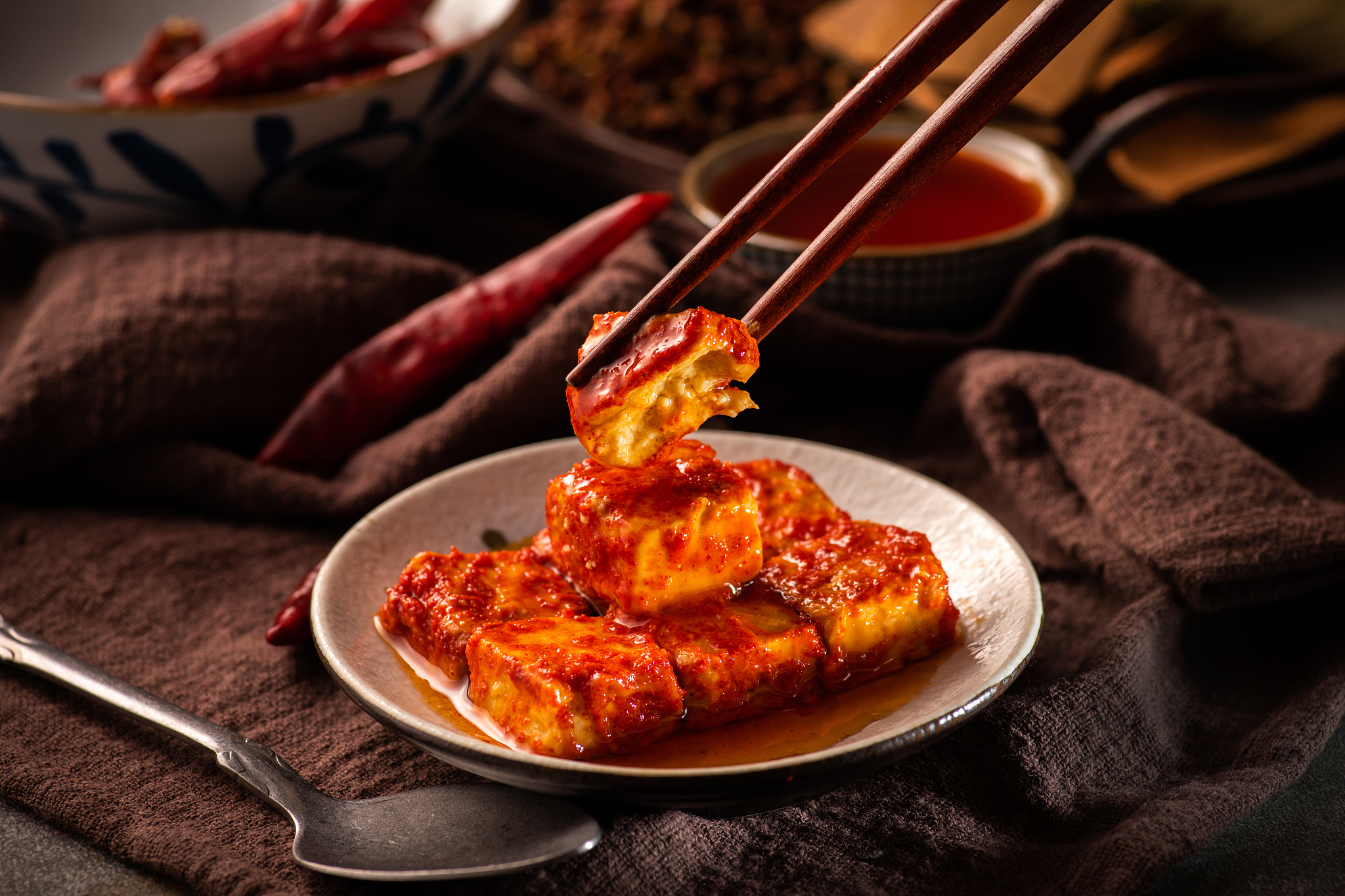 麻辣豆腐乳_自制麻辣豆腐乳_菜谱_美食天下