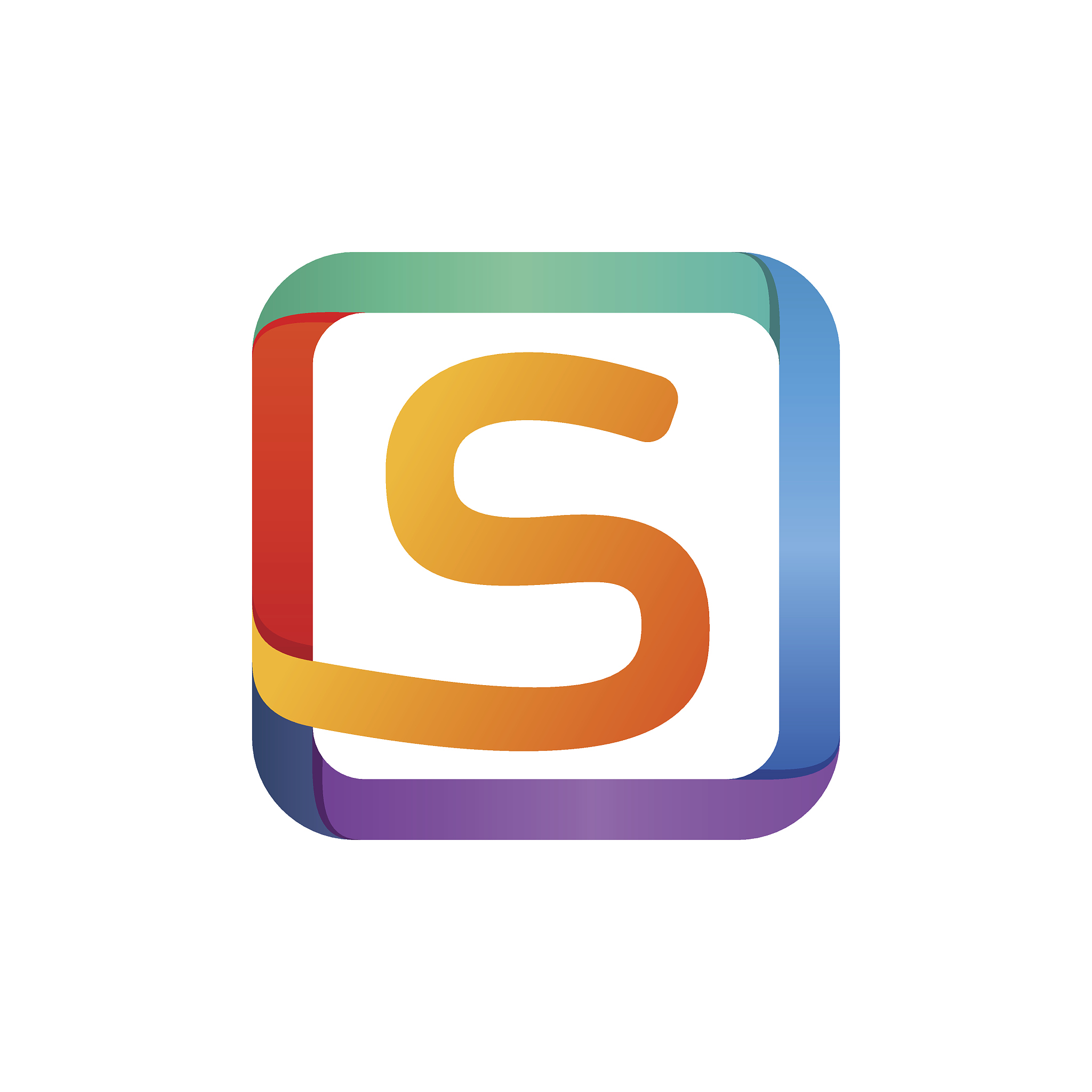 s letter icon in square.