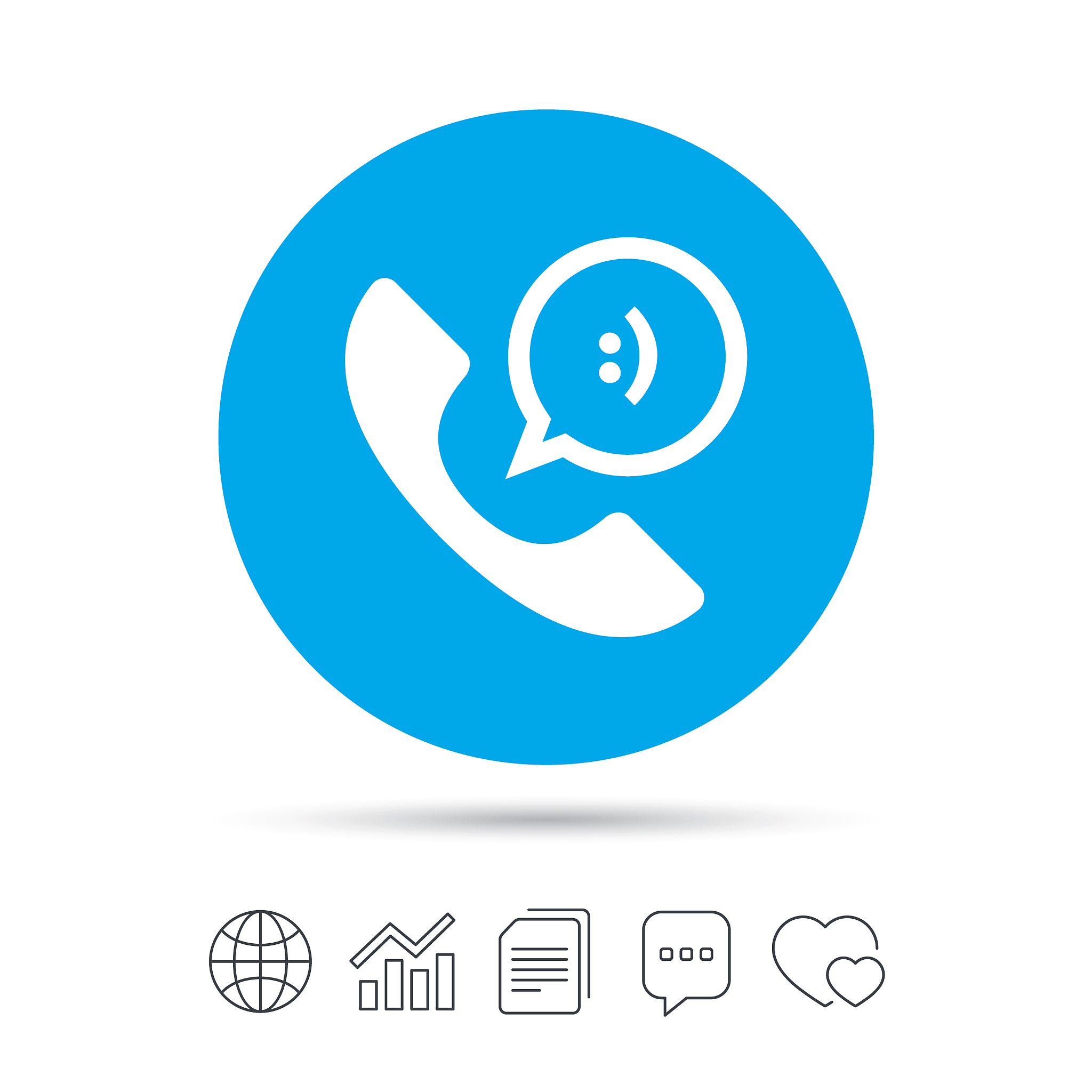 phone sign icon support symbol