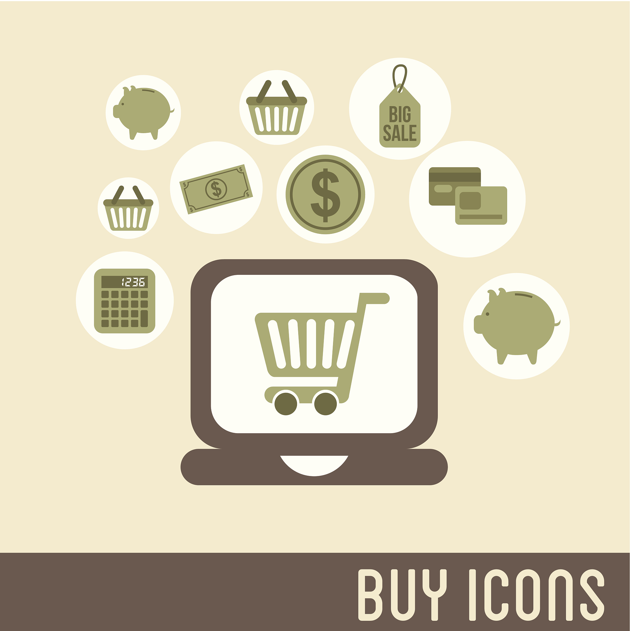 shopping icons