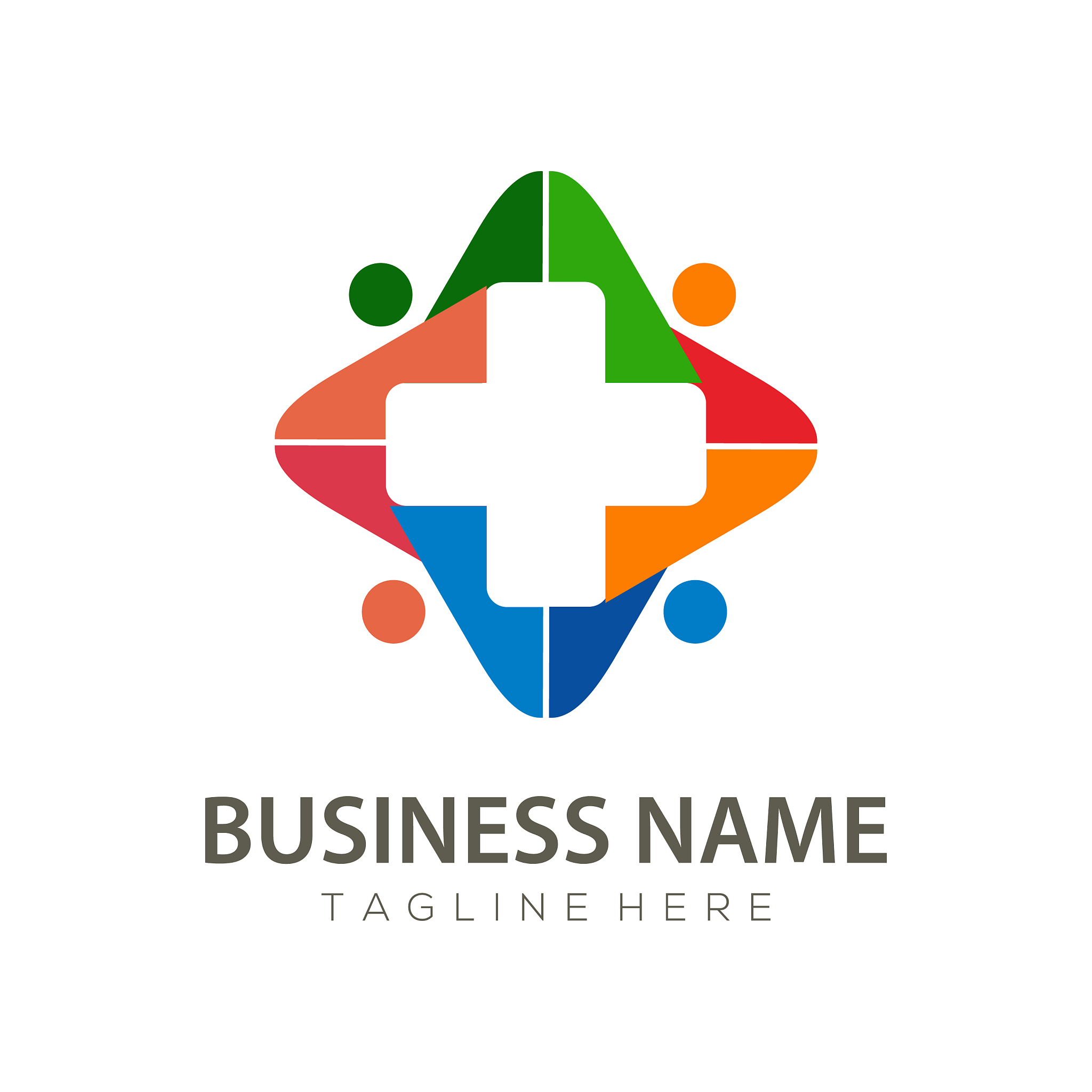 home healthcare logo and icon design