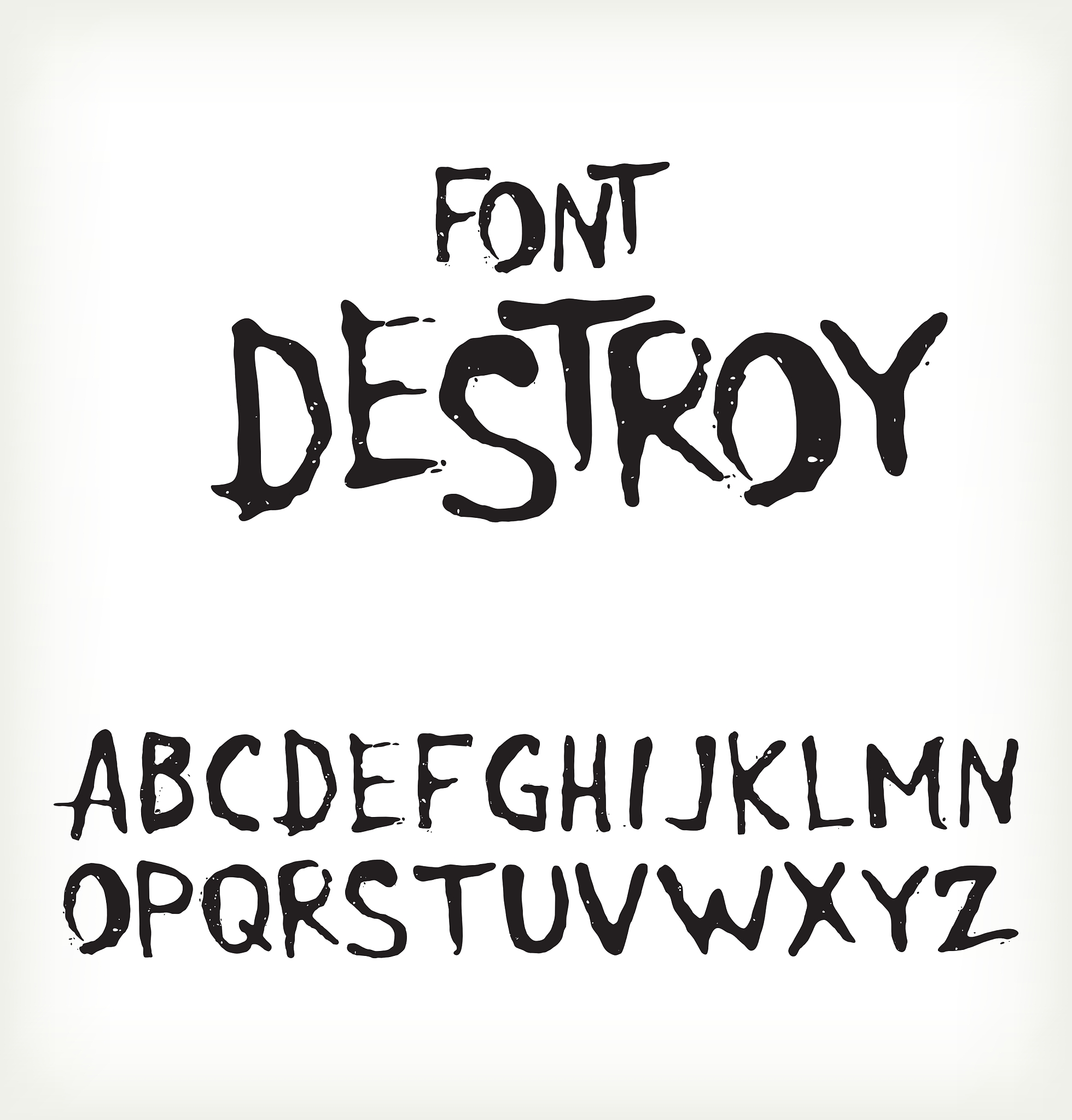 hand drawn letters
