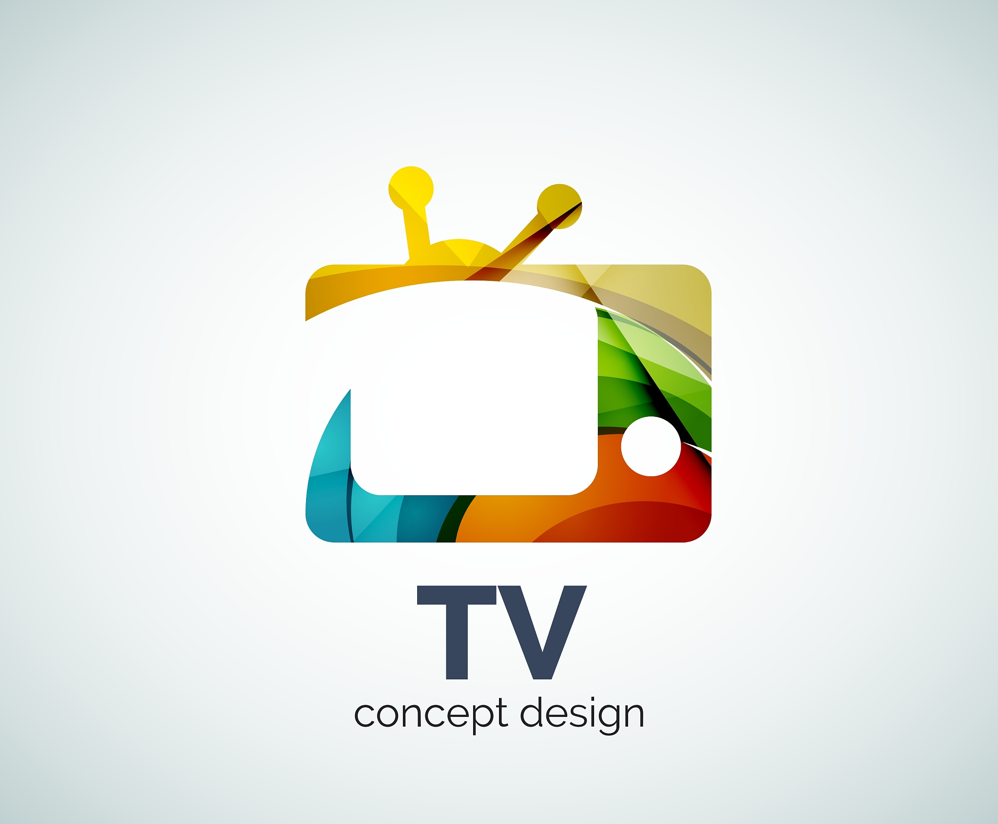 tv logo template