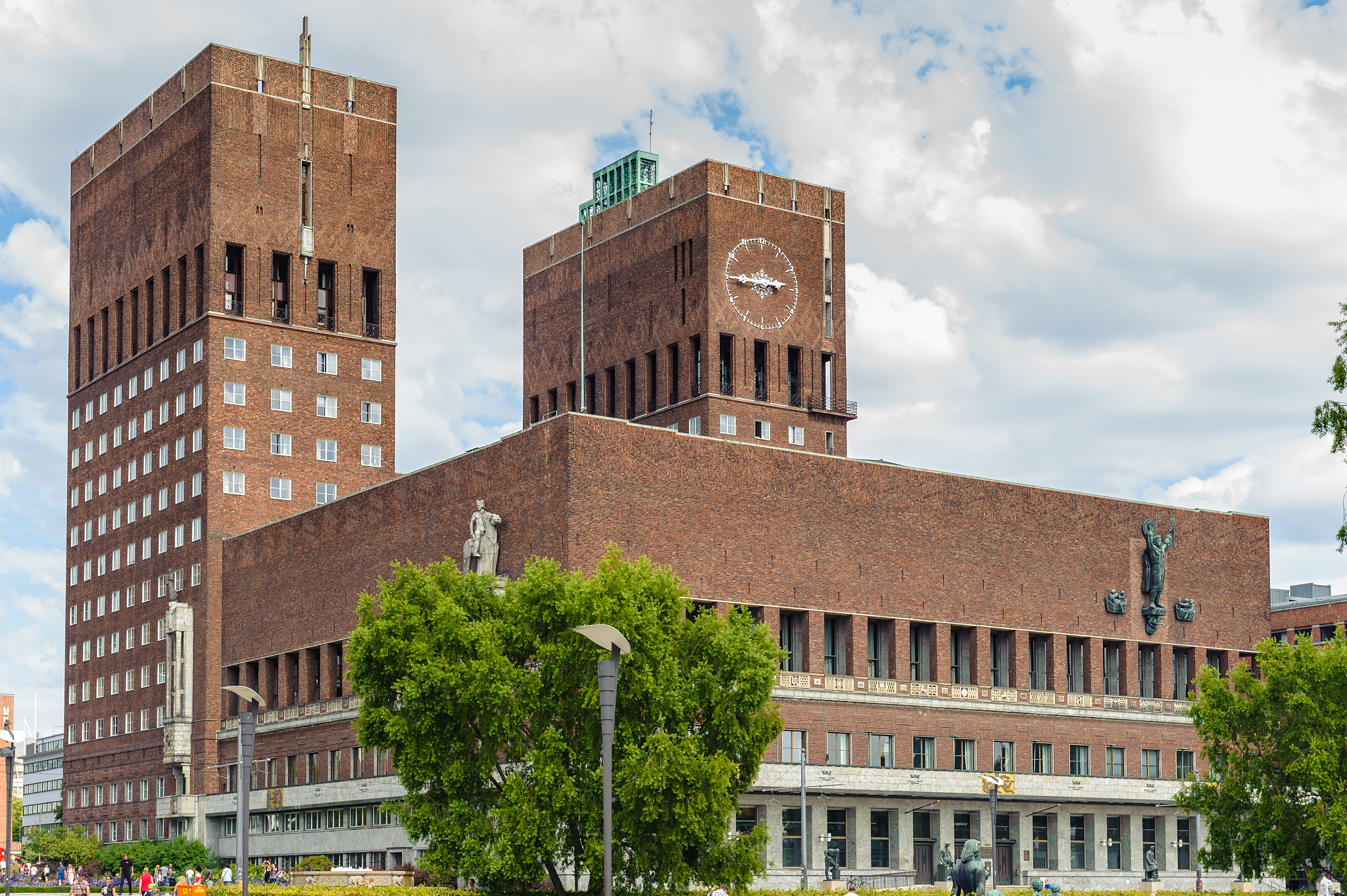 oslo city hall, capital place for the city council, city adminis