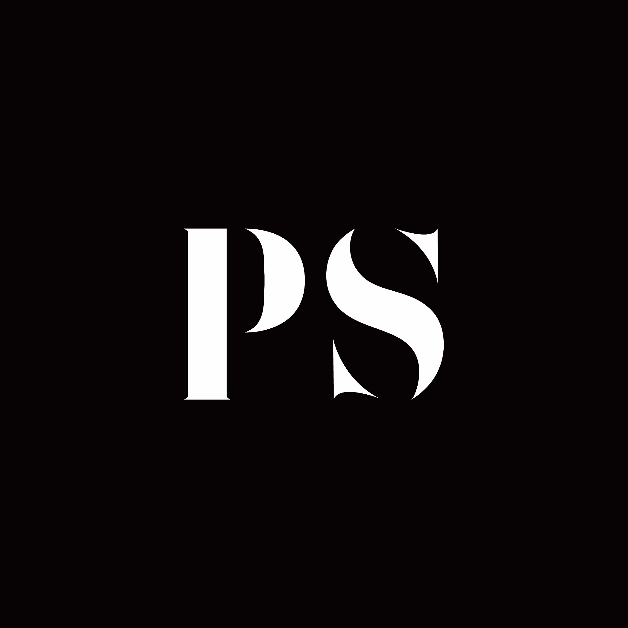 ps logo letter initial logo designs template