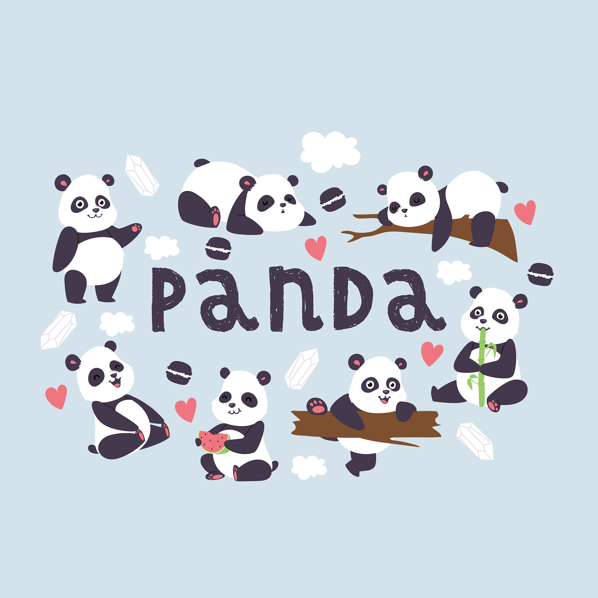 用My favorite animal is a panda写一篇长度为十二句的中国小学3年级的英语短文