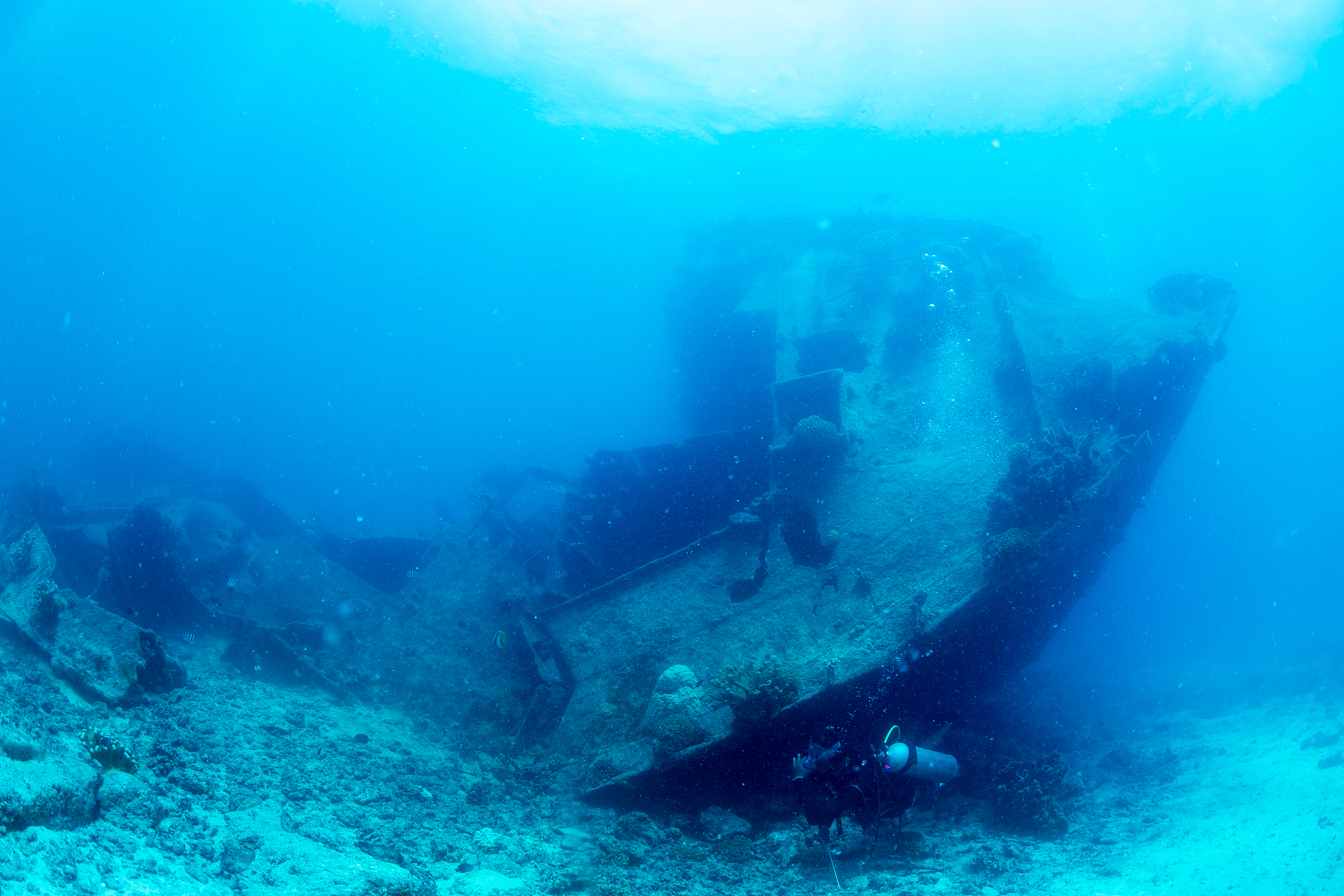 shipwreck underwater
