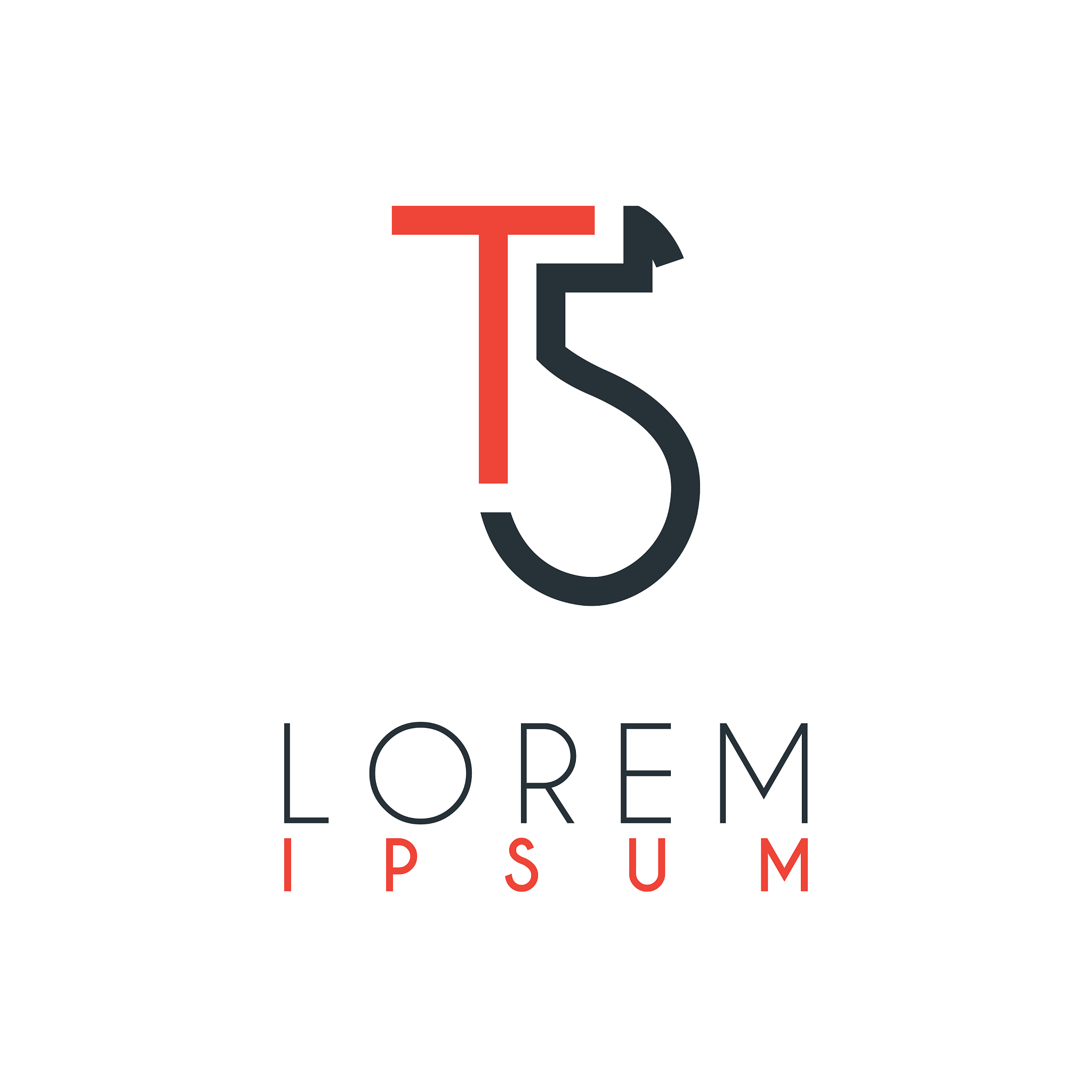 the logo between letter t and letter s or ts