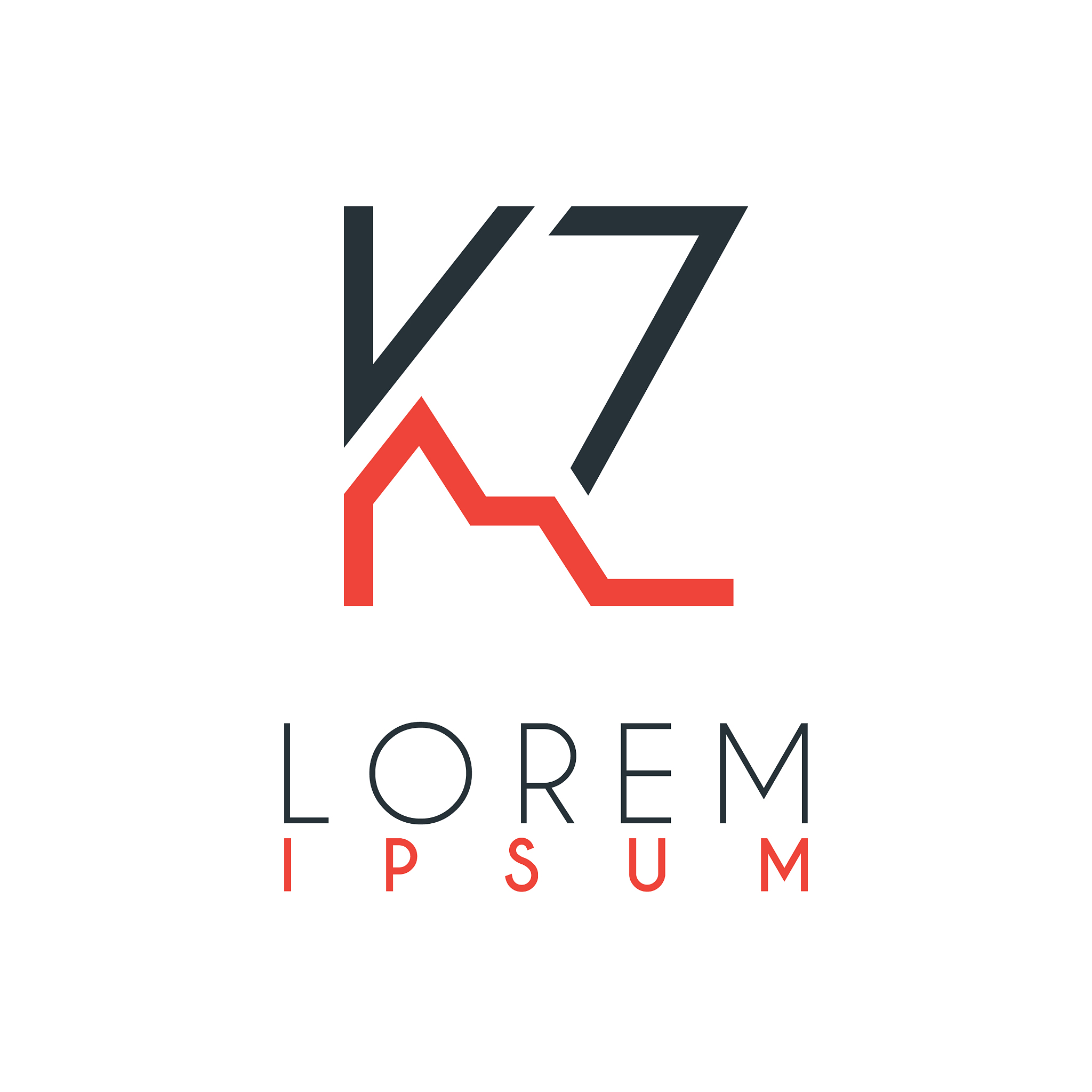 the logo between letter k and letter z or kz