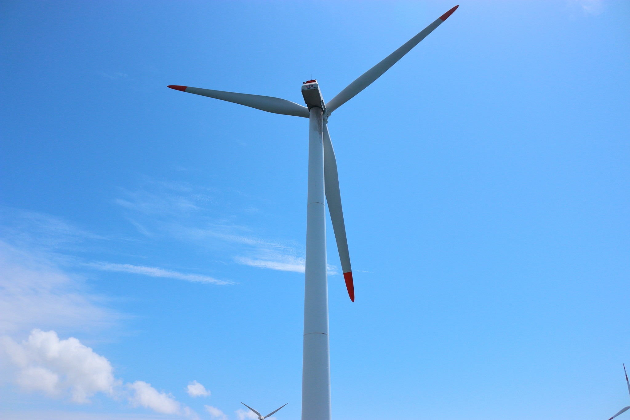 offshore wind turbines, clean energy, sea, lighthouse,