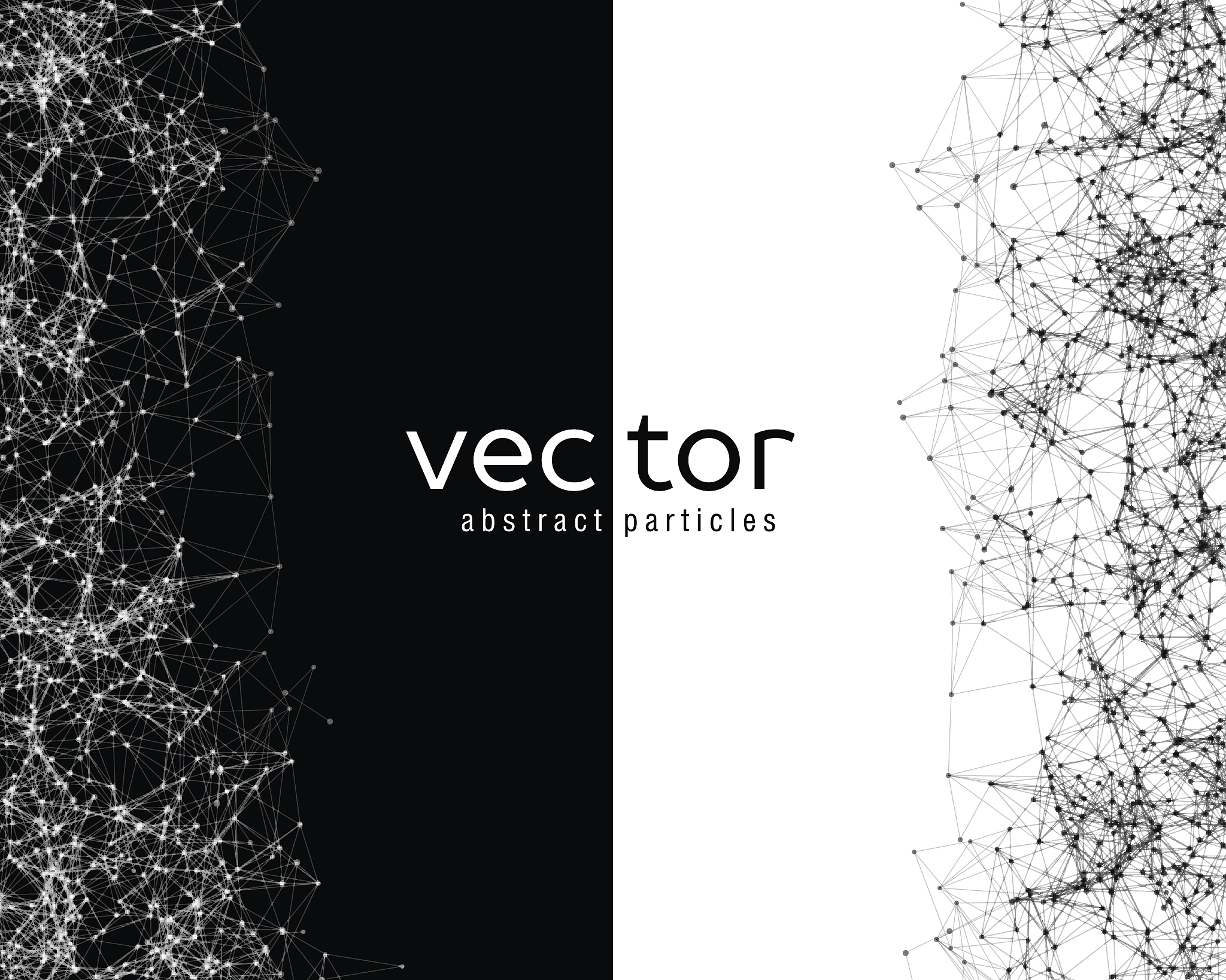 vector abstract particles