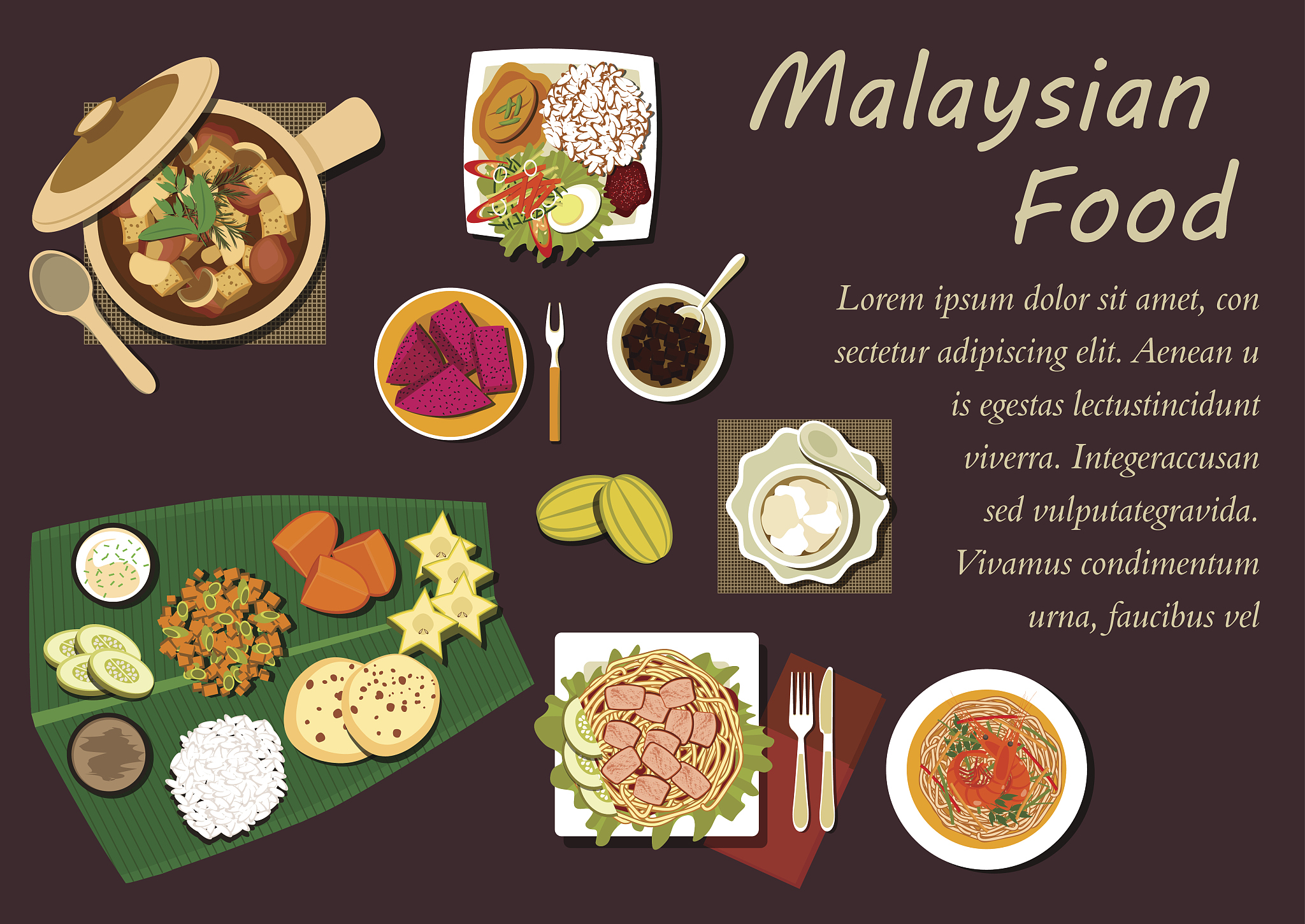 malaysian cuisine dishes and desserts