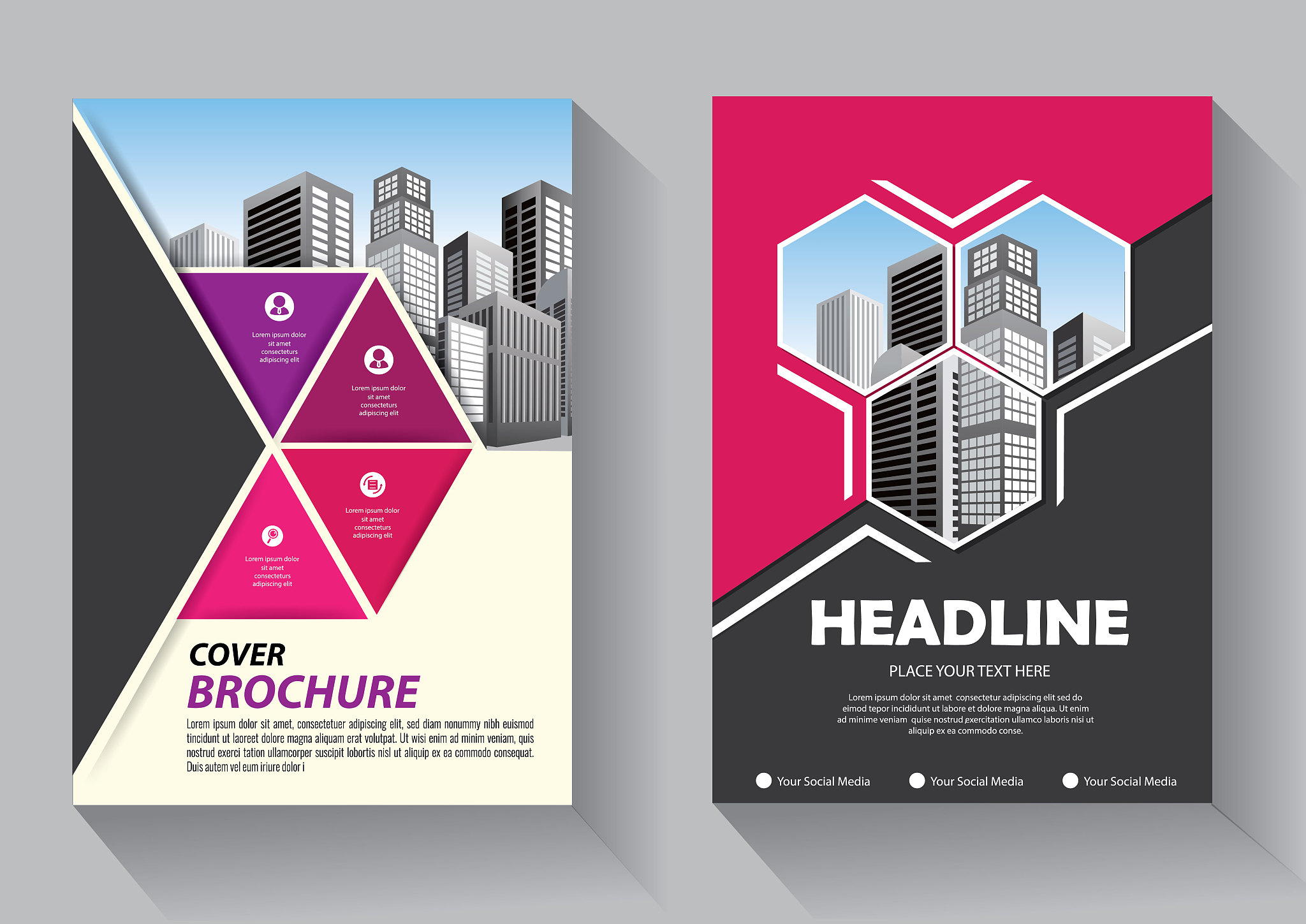 business abstract vector template. brochure design, cover modern