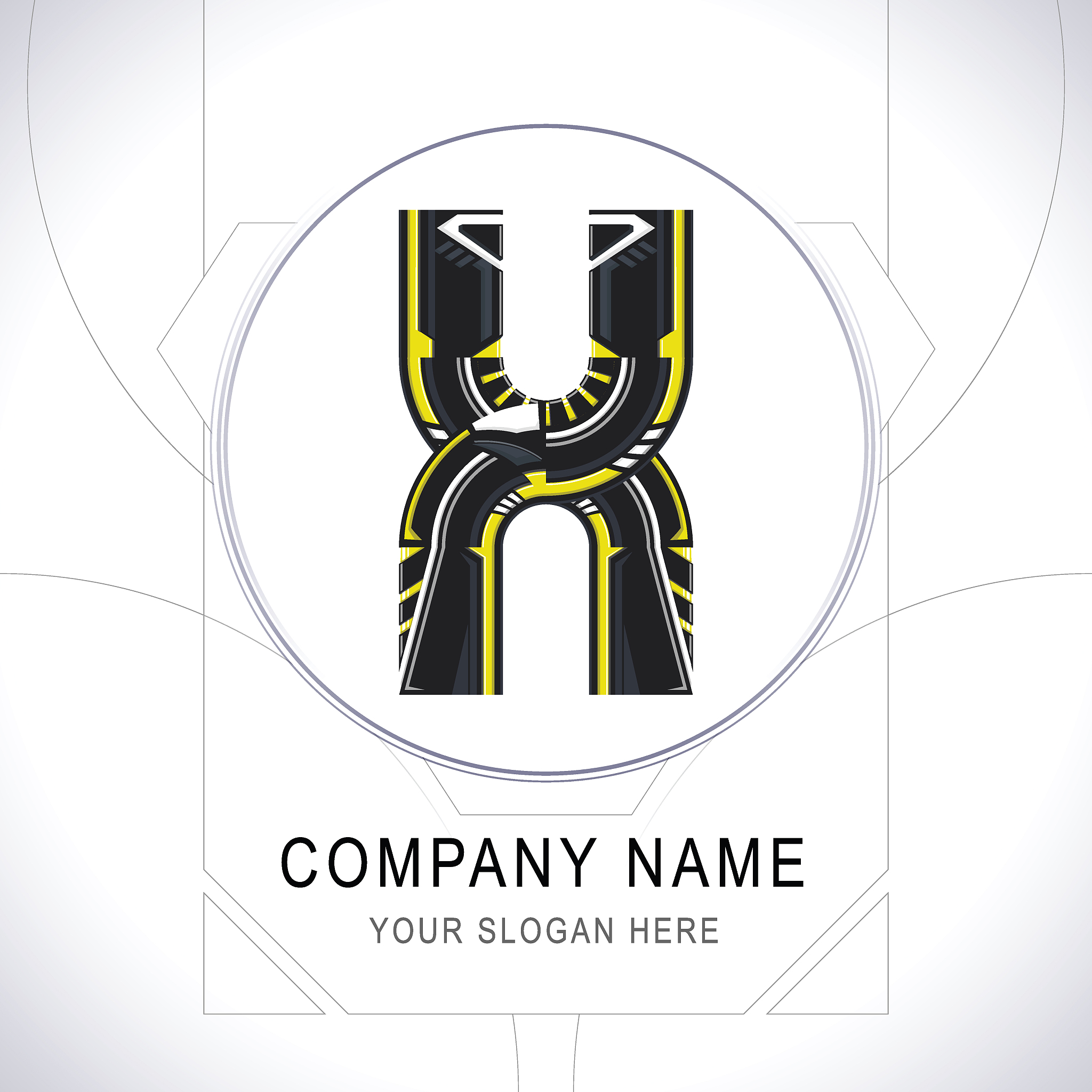 letter x gamer community logo symbol icon vector
