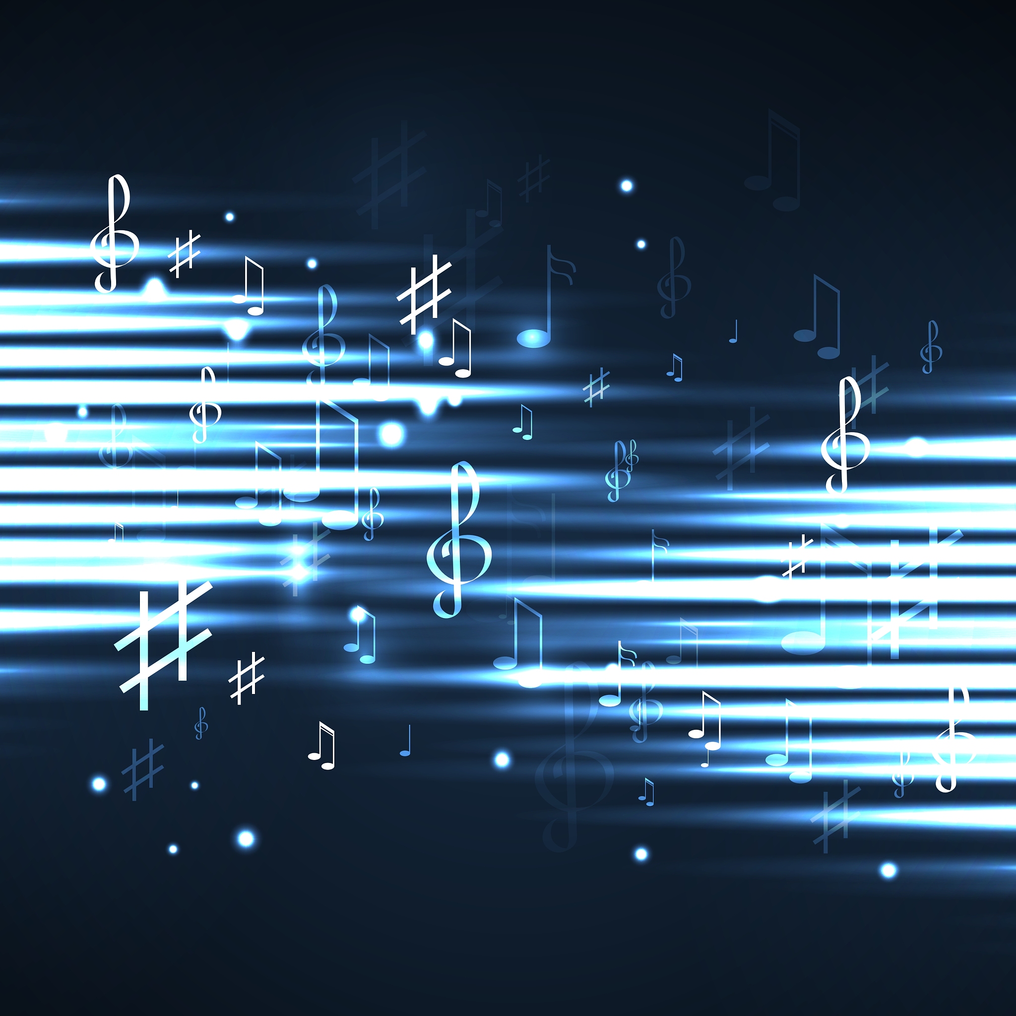 abstract music background