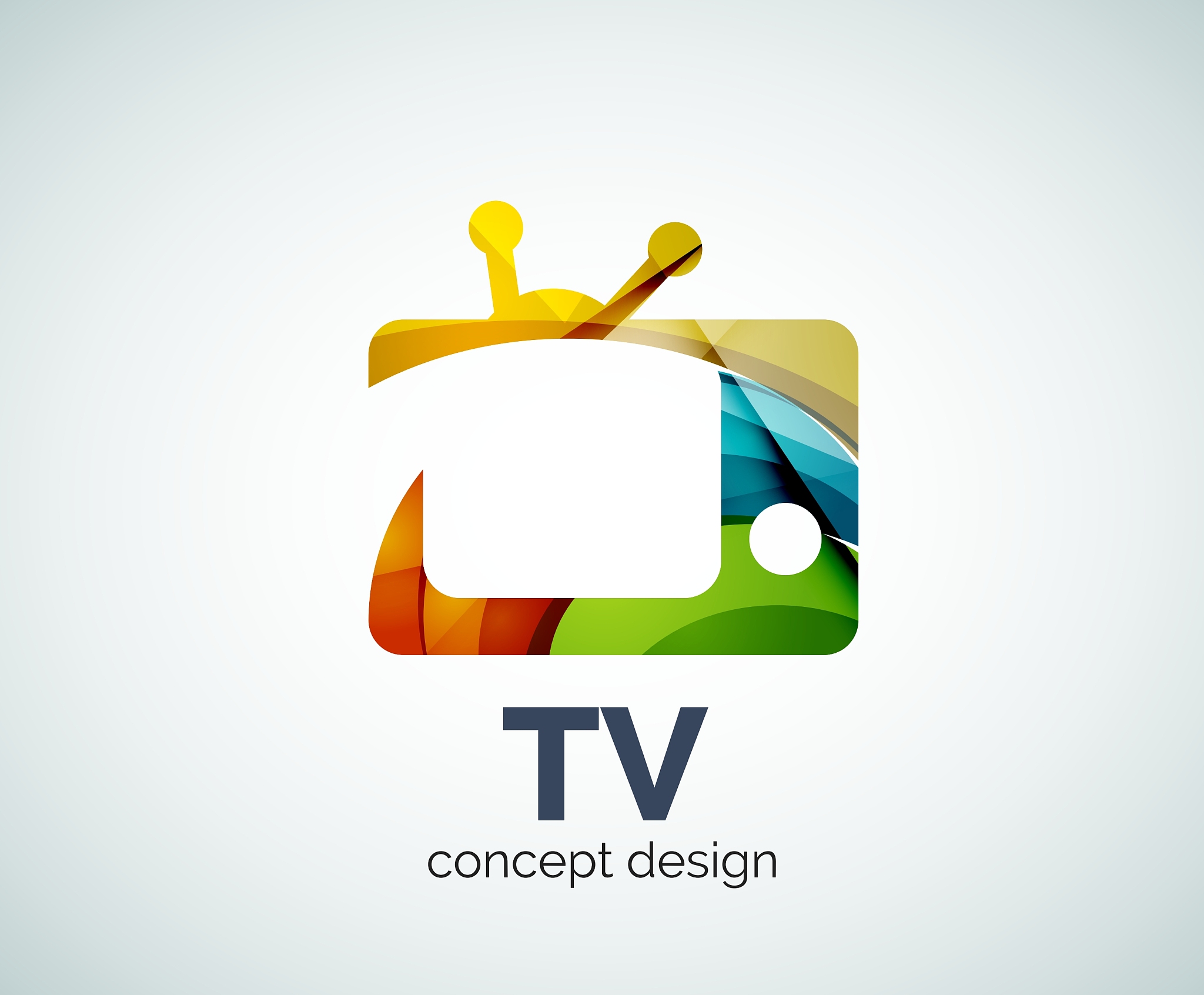 tv logo template