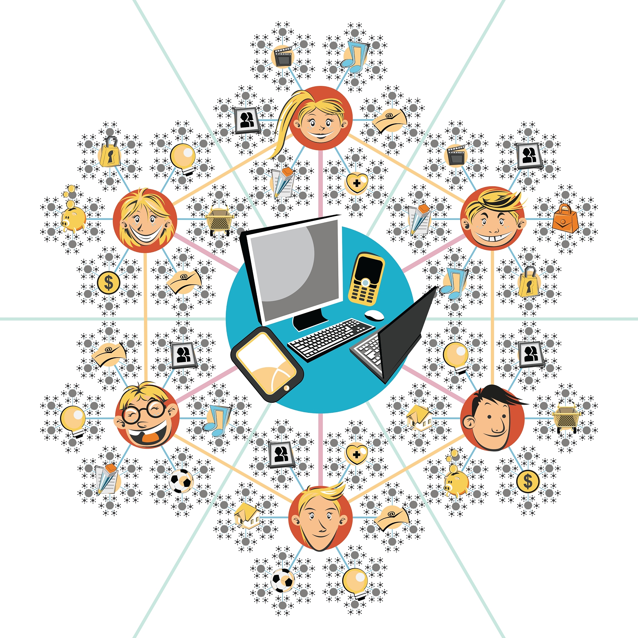 生活圈、社交圈正常如何描述