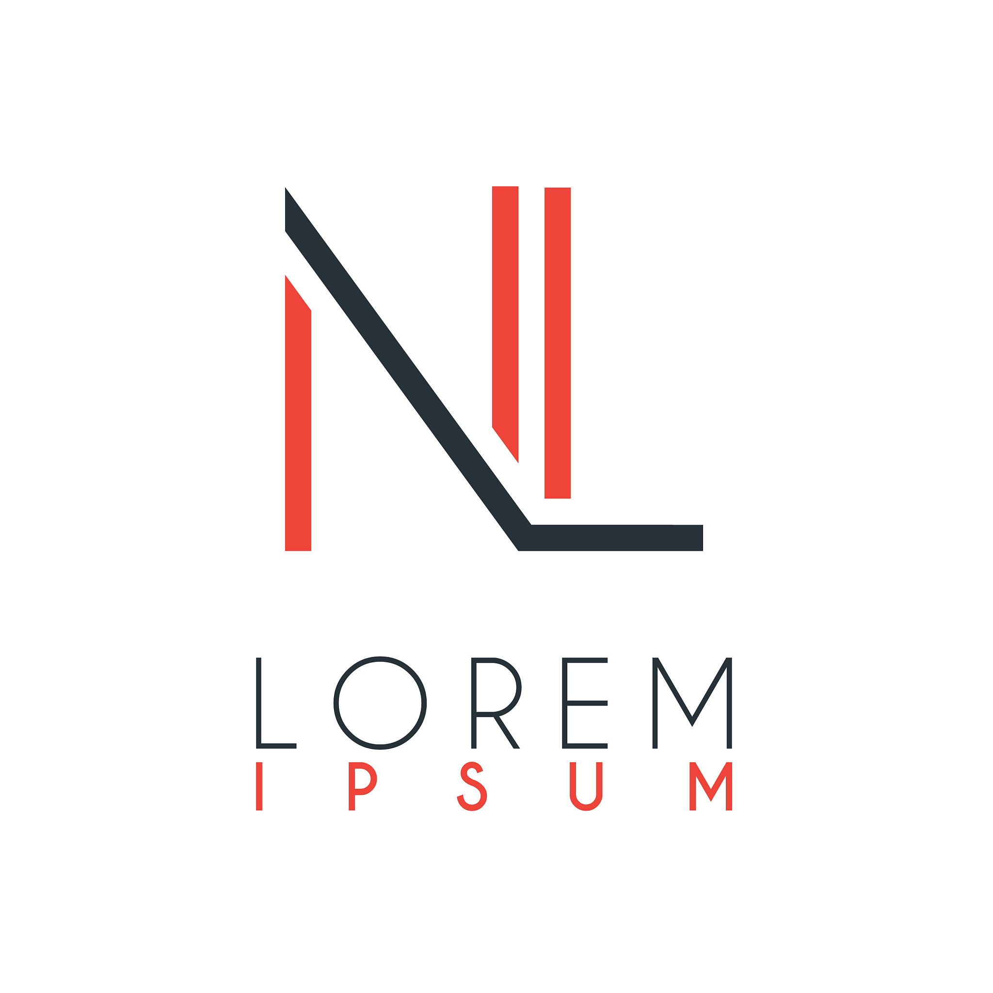 the logo between letter n and letter l or nl