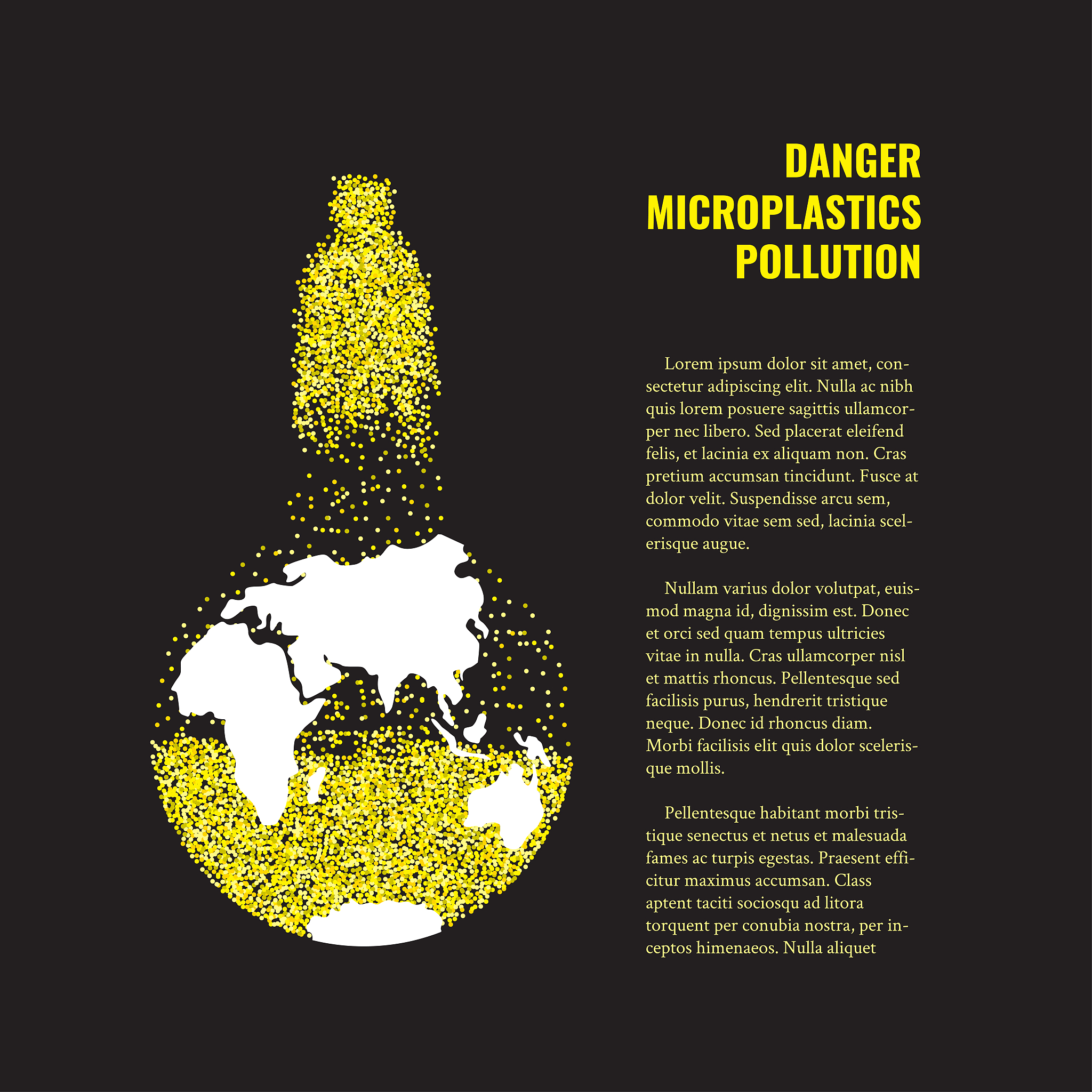 创意海报：多色彩展现世界饥饿问题