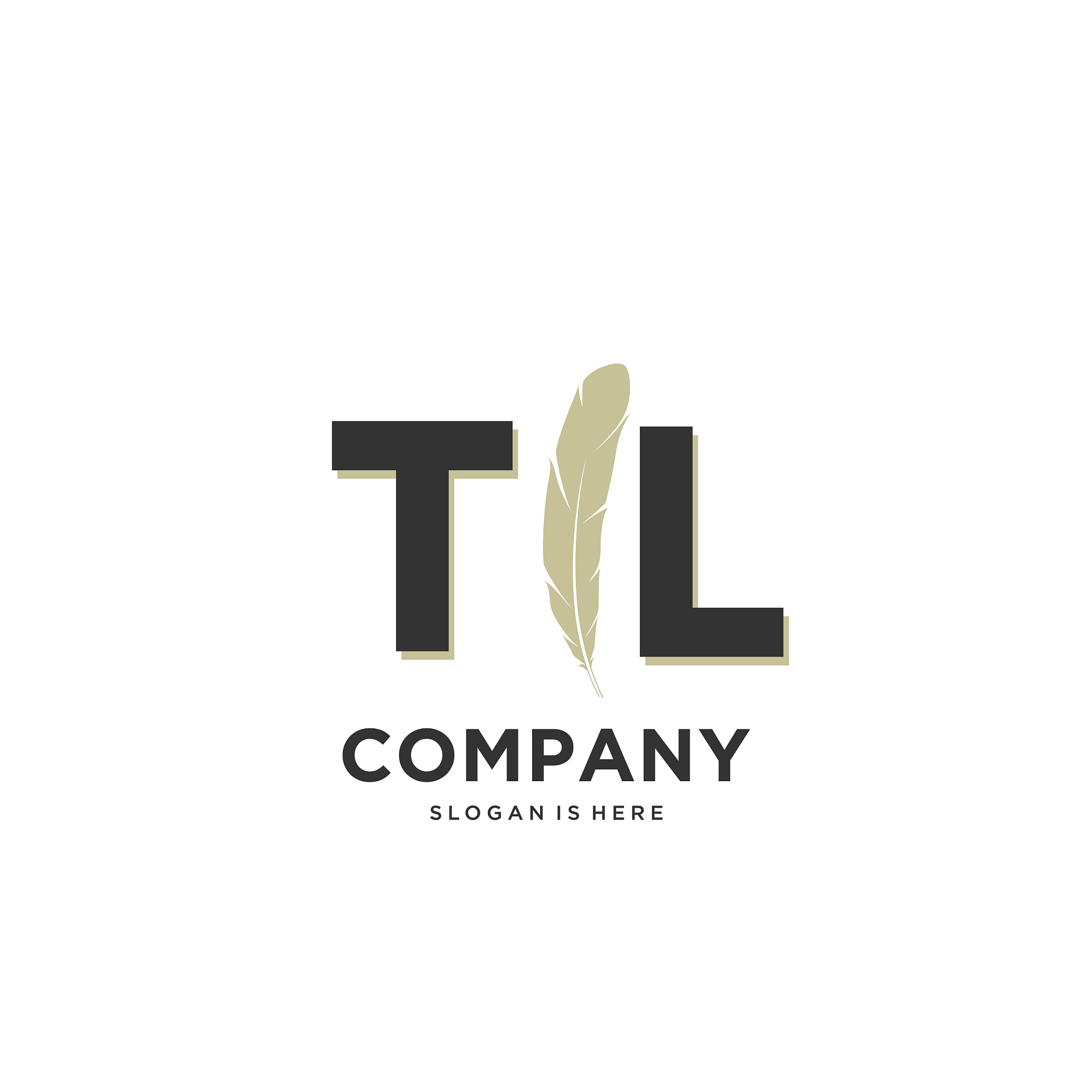 initial tl letter unique attractive creative