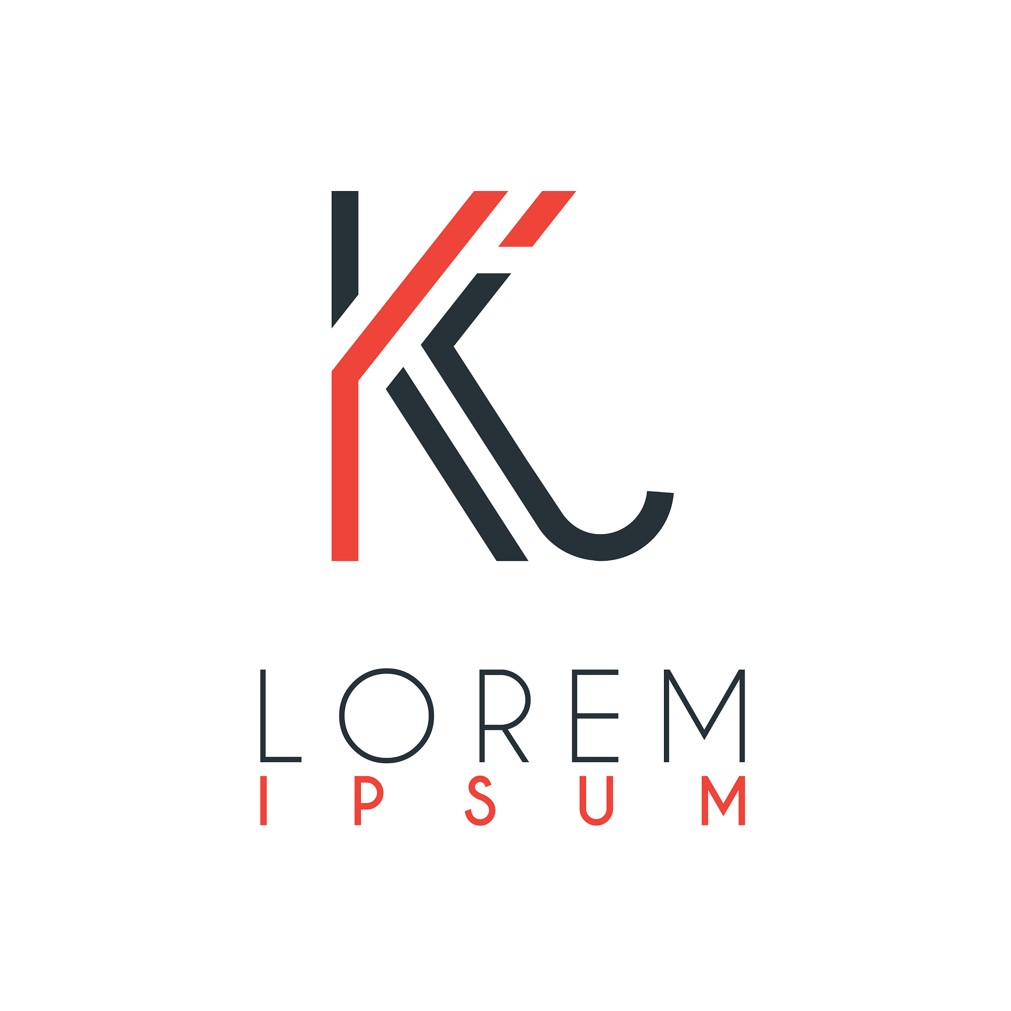 the logo between letter k and letter j or kj
